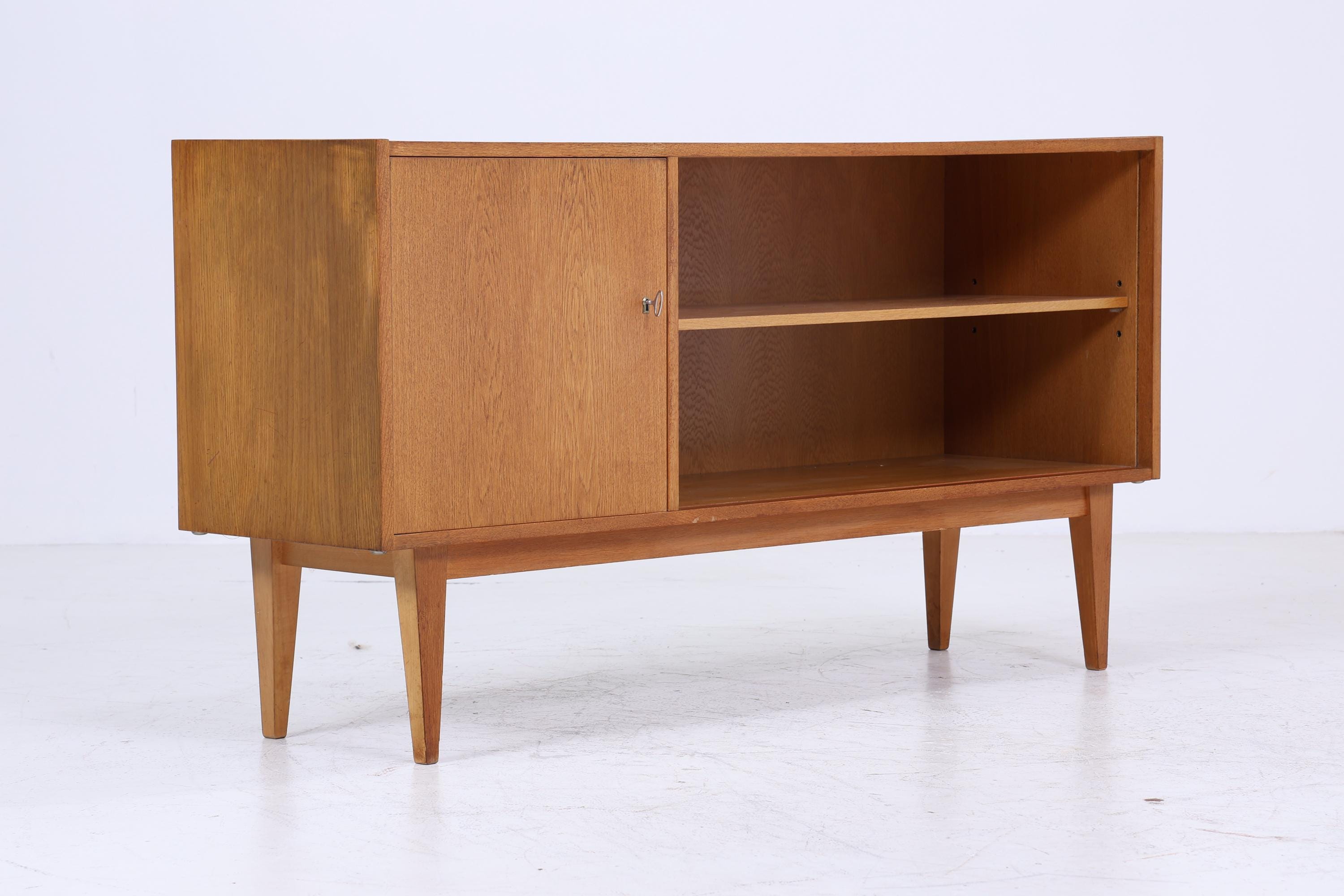 Hellerau 602 / M Sideboard 60er Jahre | Mid Century Schubladen Anrichte Schrank Helle Eiche Franz Ehrlich Design Retro 70er