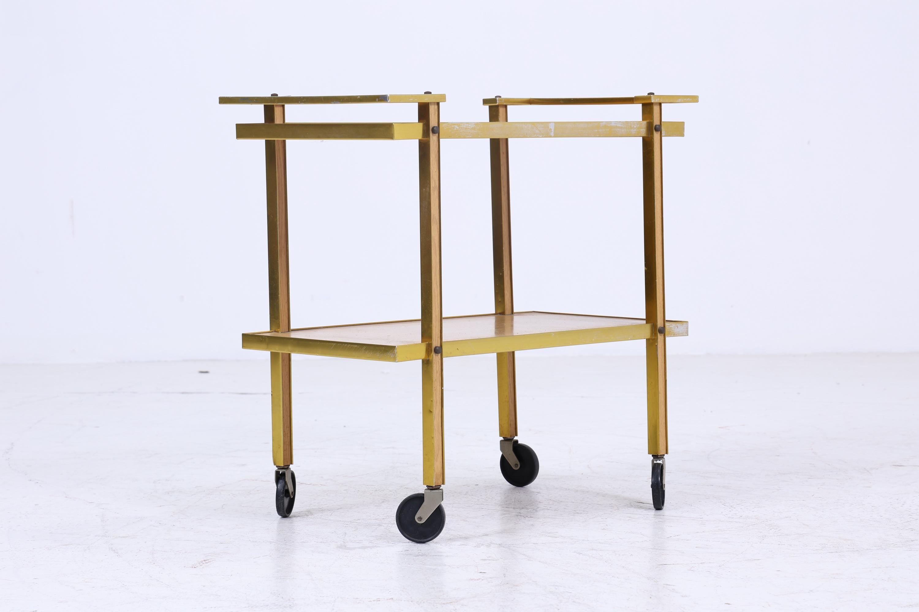 Vintage Servierwagen aus den 60ern | Mid Century Tisch Telefontisch Beistelltisch Retro