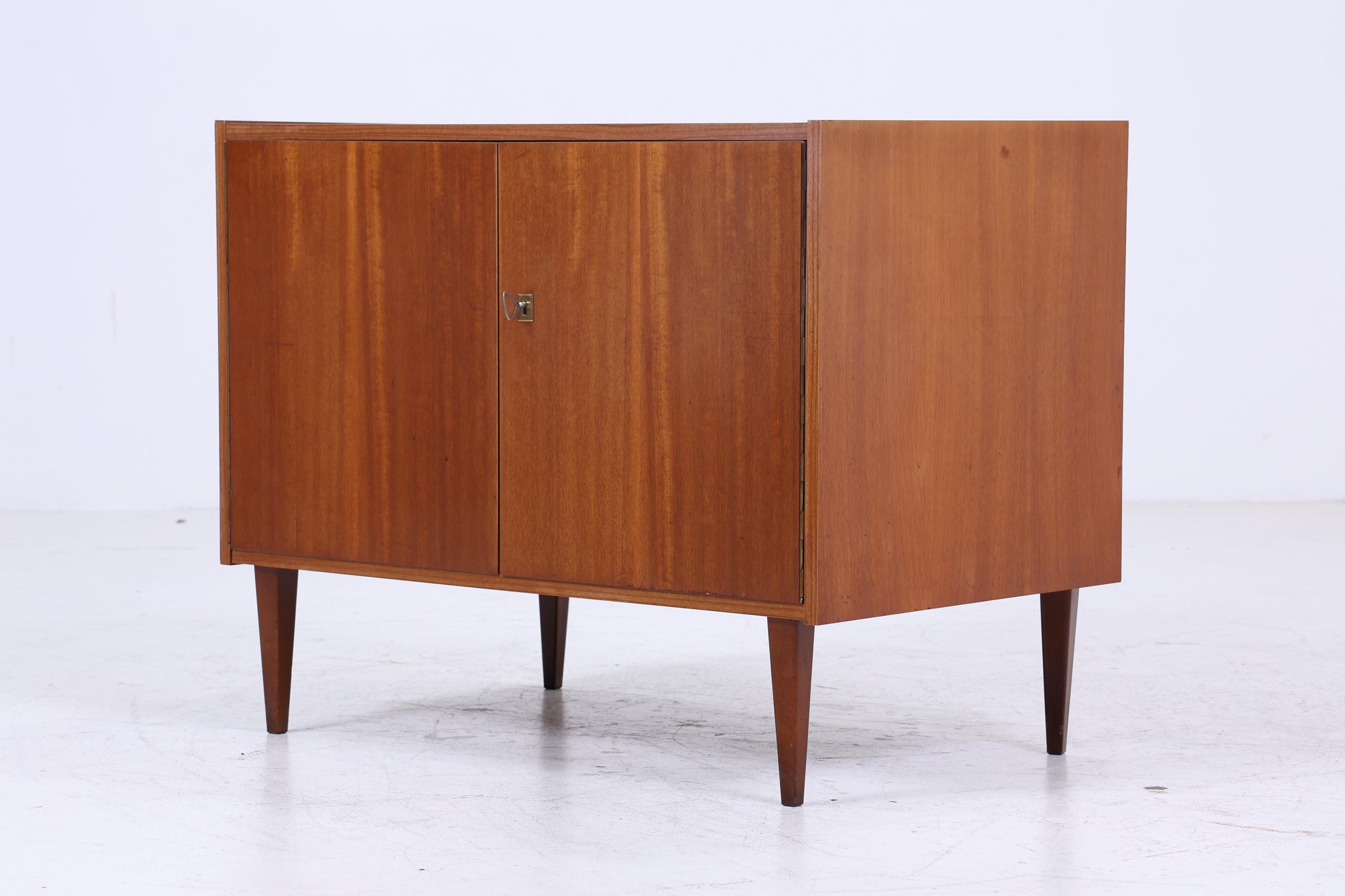 Wunderschöne Vintage Teak Kommode 60er | Mid Century Schrank | Retro Holz Aufbewahrung