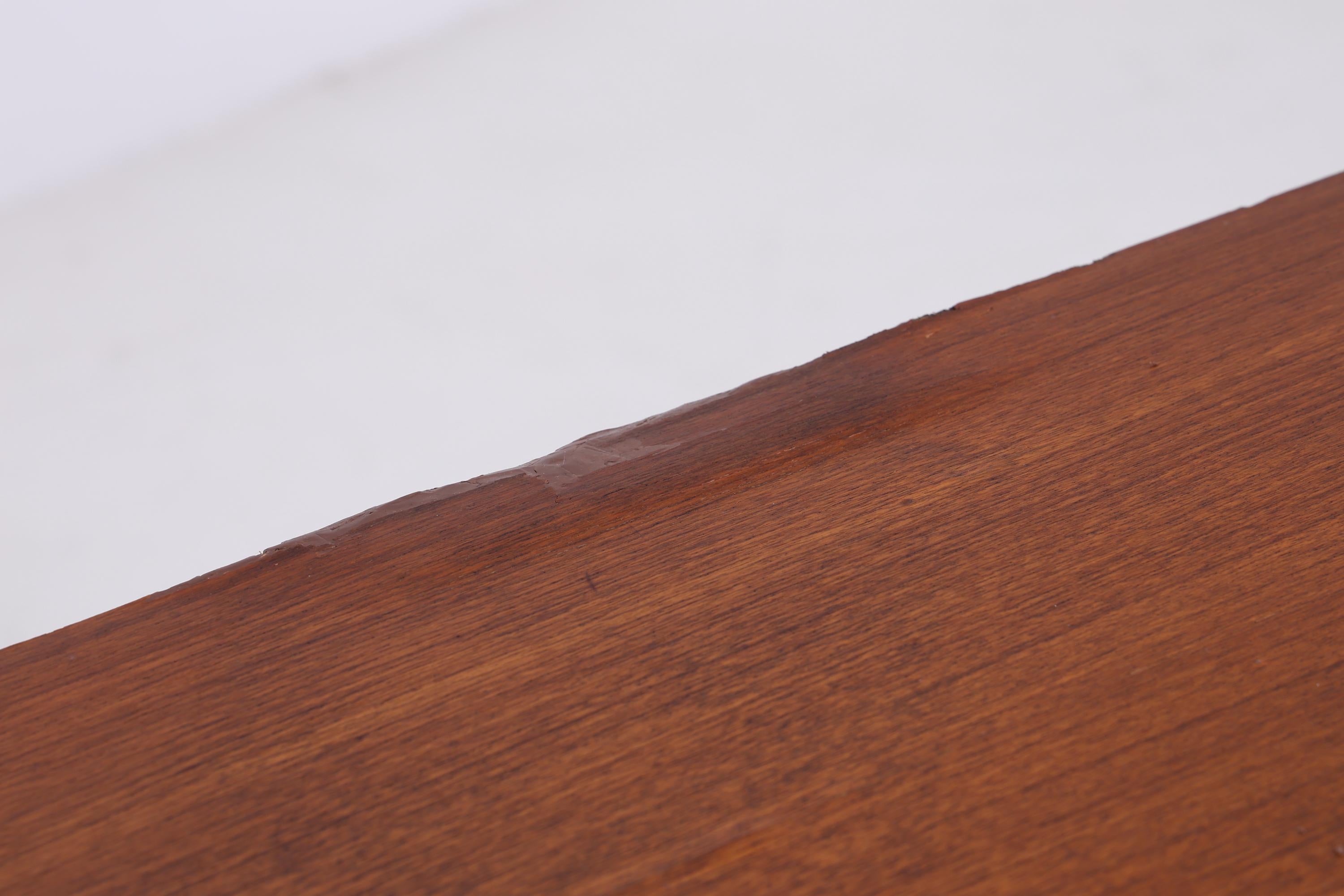Vintage Teak Sideboard 60er Jahre | Mid Century TV Board mit Schubladen & Fächern Retro Holz Aufbewahrung