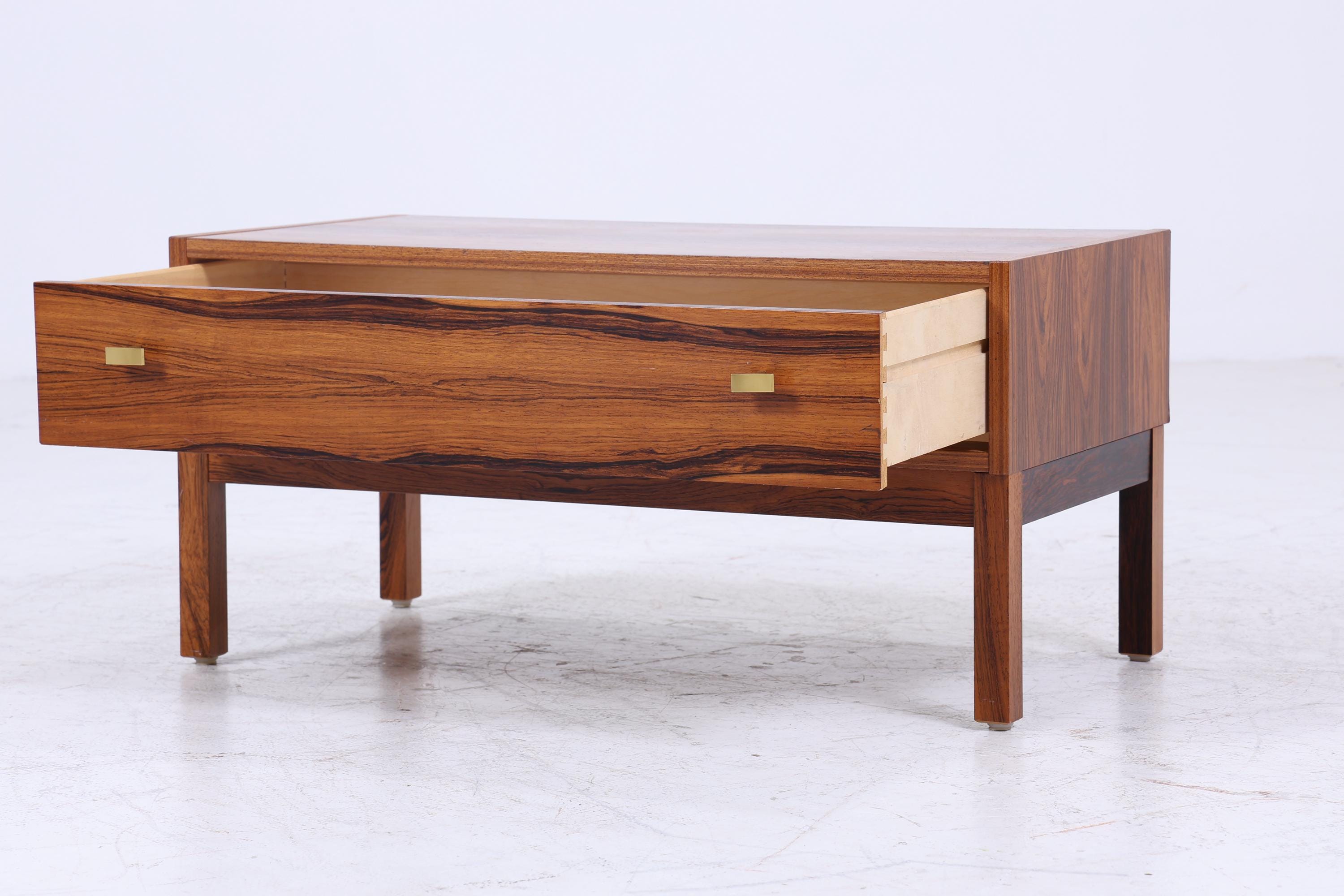 Vintage Schubladen Kommode | Mid Century Schubladen Schrank | Retro 60er Jahre Palisander Aufbewahrung