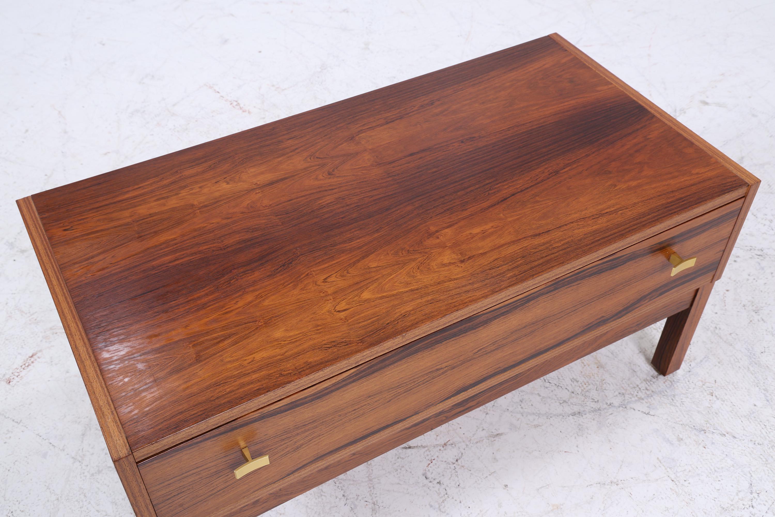 Vintage Schubladen Kommode | Mid Century Schubladen Schrank | Retro 60er Jahre Palisander Aufbewahrung