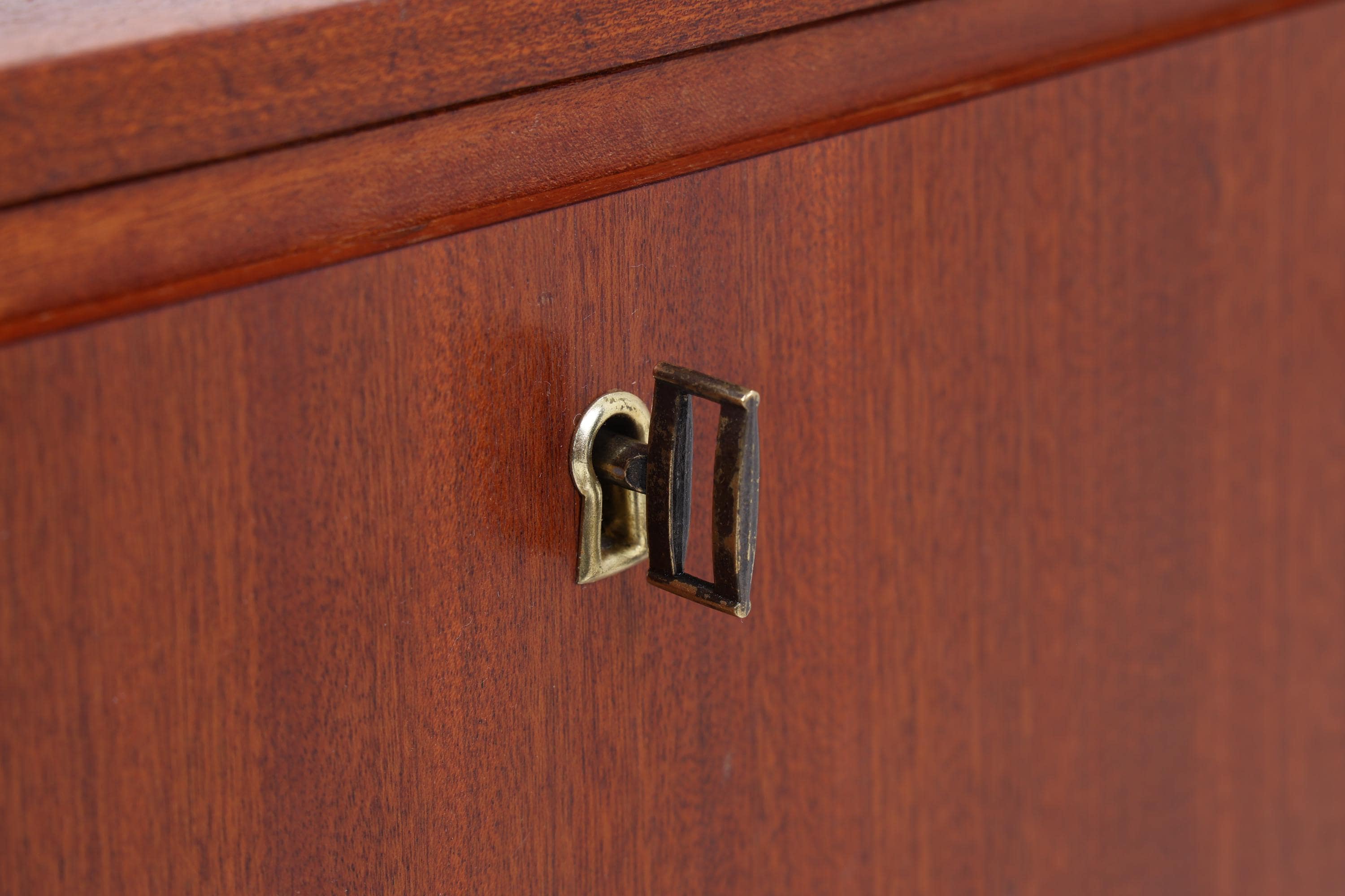 Wundervolle Teak Mid Century Schubladen Kommode | Vintage Schrank Holz Aufbewahrung 60er Jahre