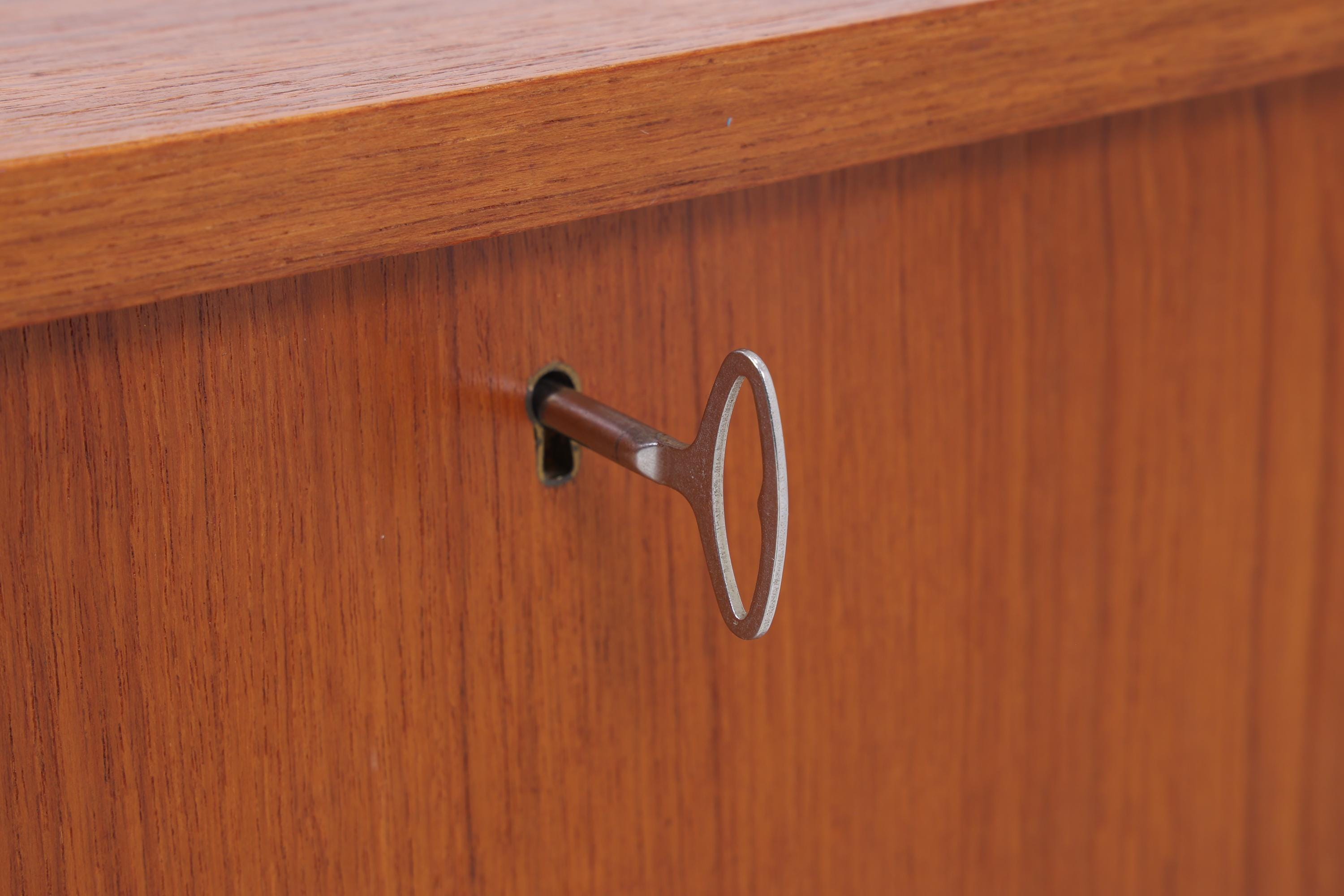 Vintage Teak Kommode | Mid Century Schubladen Schrank Holz Aufbewahrung 60er Jahre