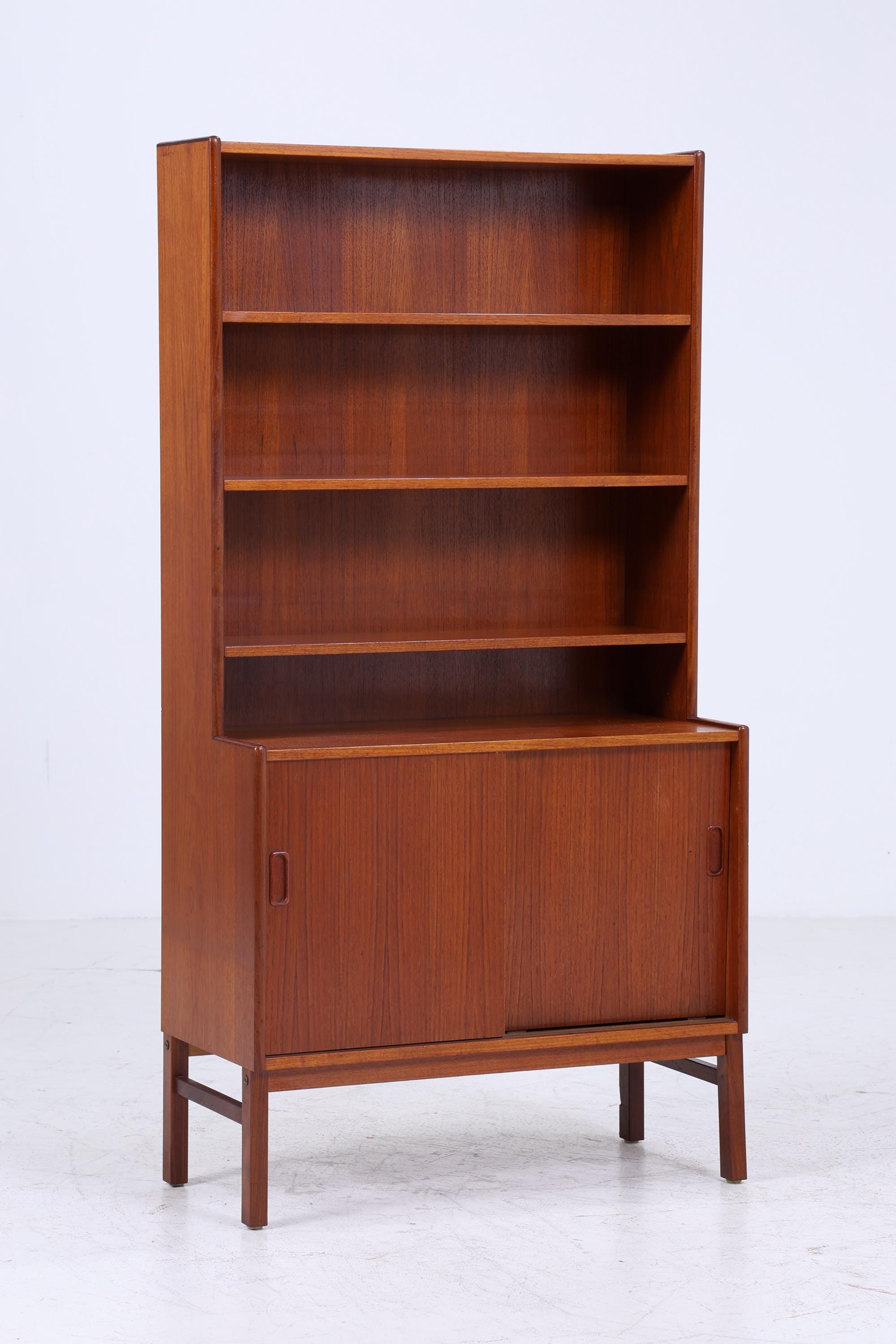 Vintage Teak Regal | Mid Century Bücherregal Retro Holz Aufbewahrung 60er 70er Jahre