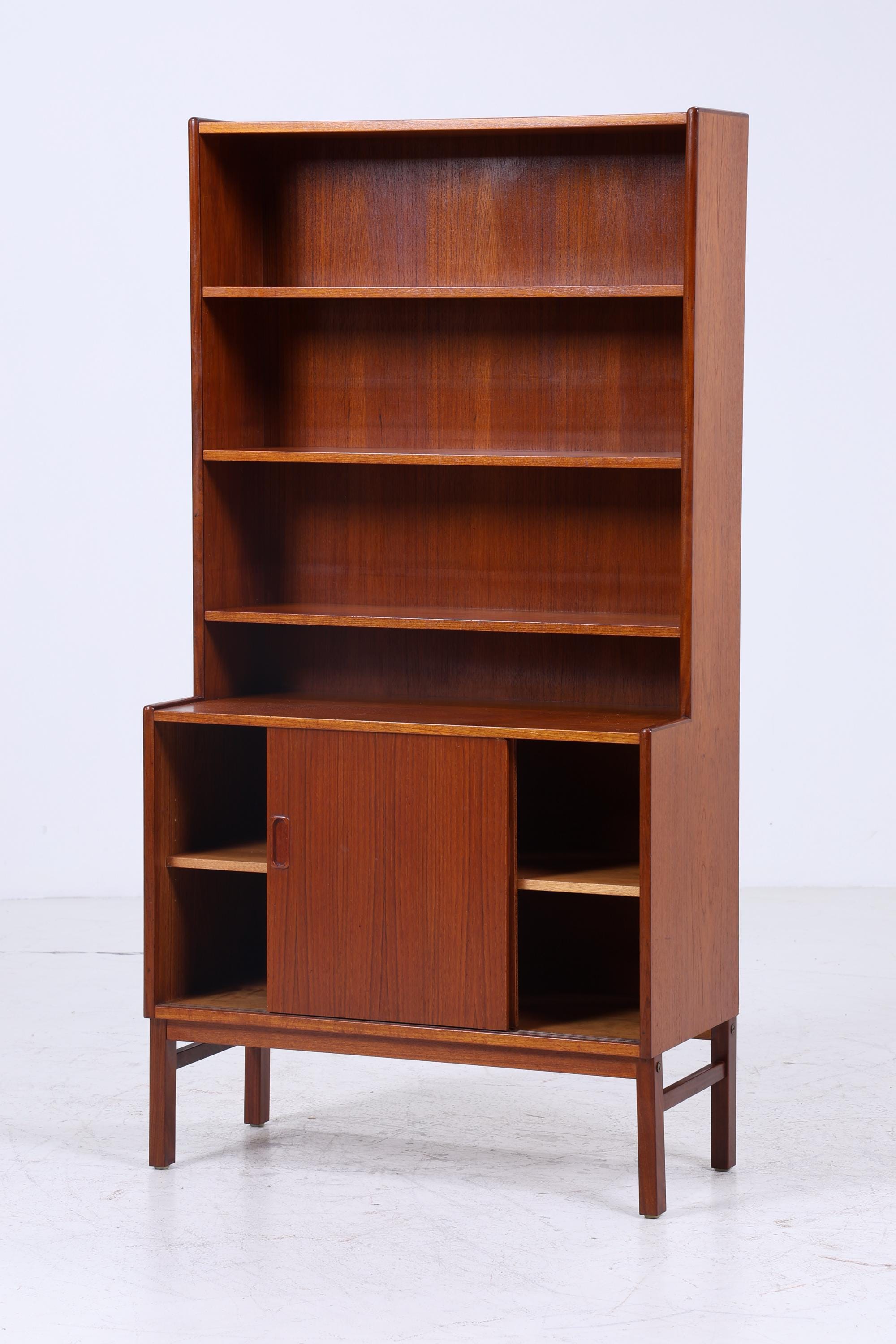 Vintage Teak Regal | Mid Century Bücherregal Retro Holz Aufbewahrung 60er 70er Jahre