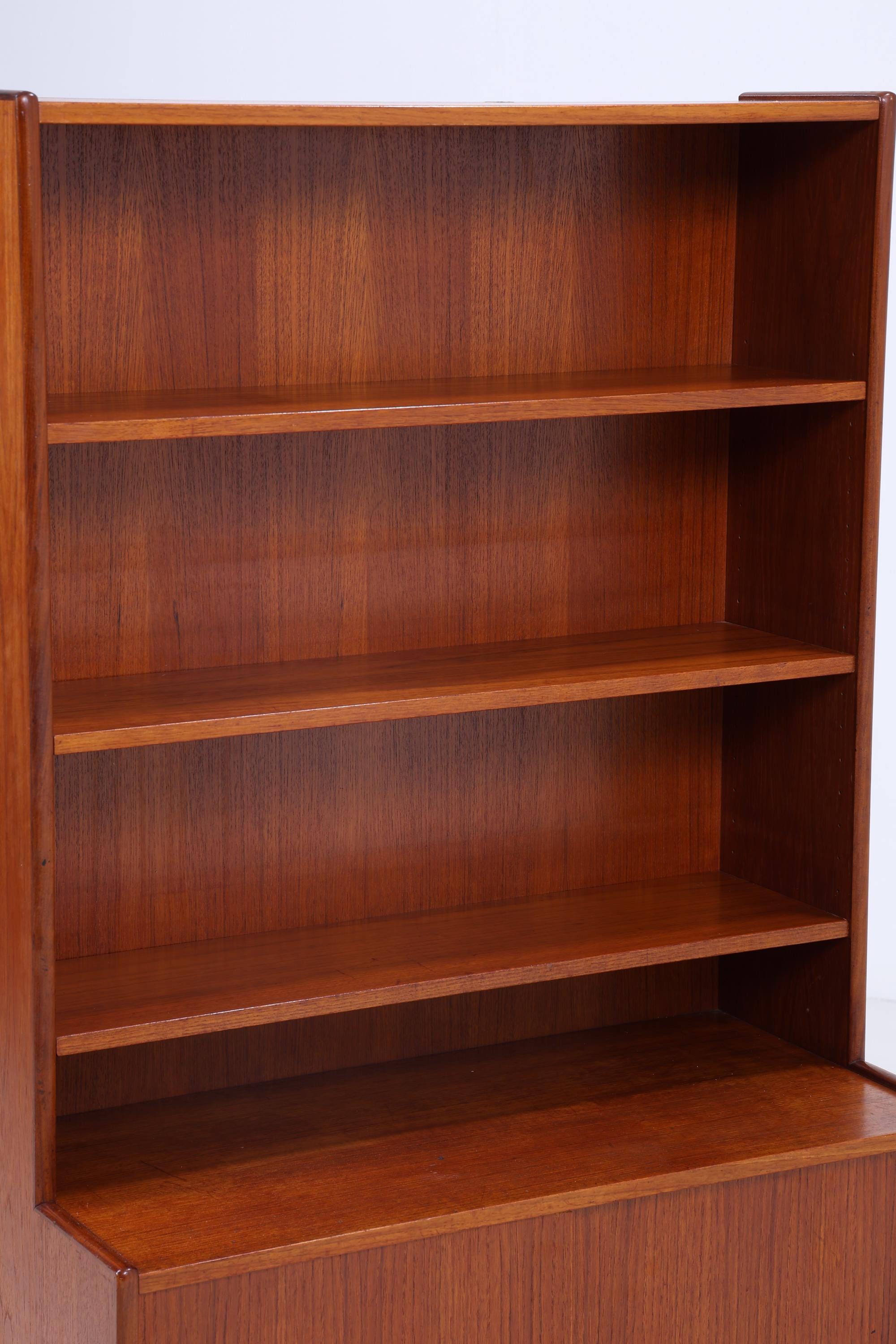 Vintage Teak Regal | Mid Century Bücherregal Retro Holz Aufbewahrung 60er 70er Jahre