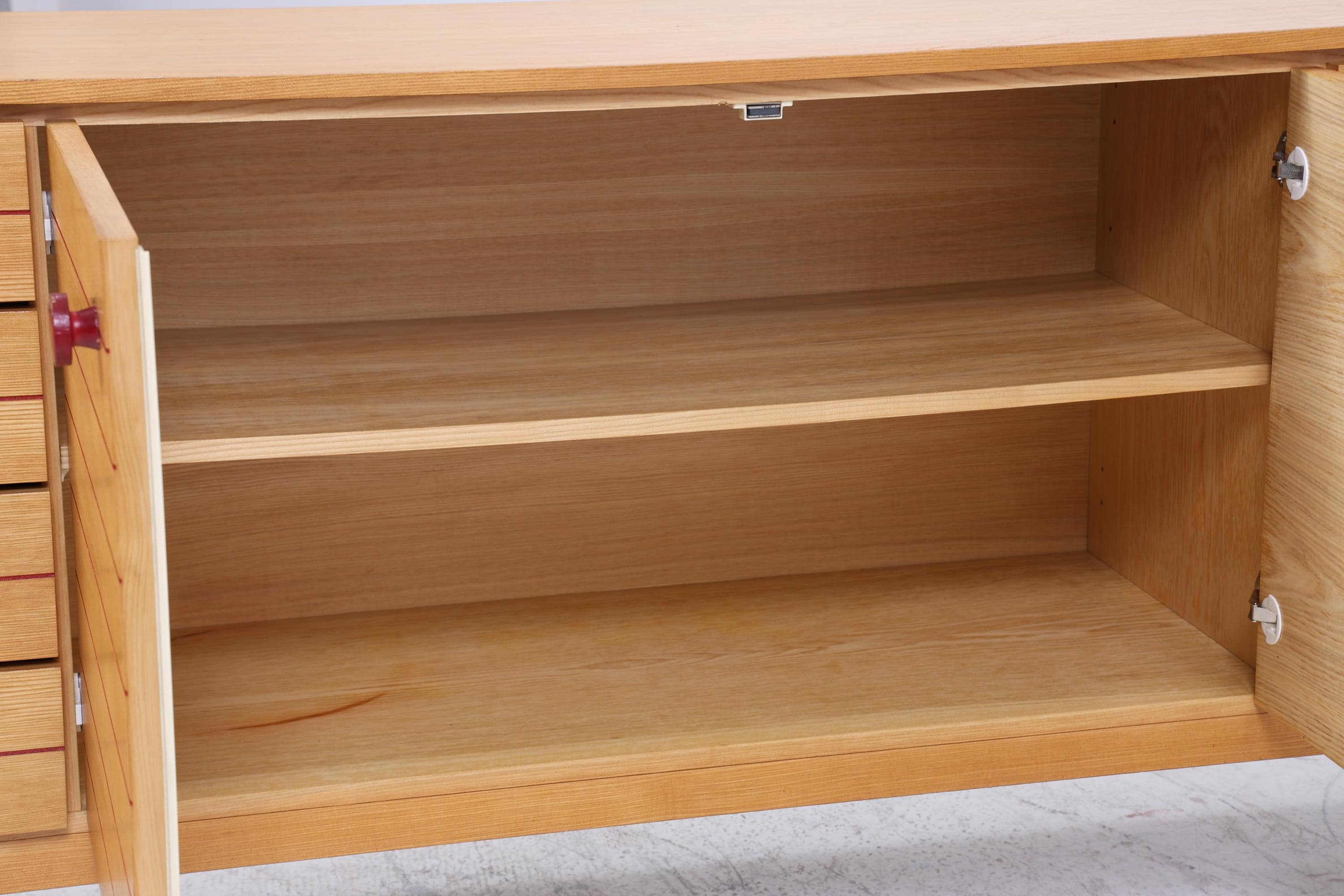 Vintage Sideboard 60er Jahre | Mid Century Schubladen TV Board mit Schubladen & Fächern Retro Anrichte Holz Aufbewahrung