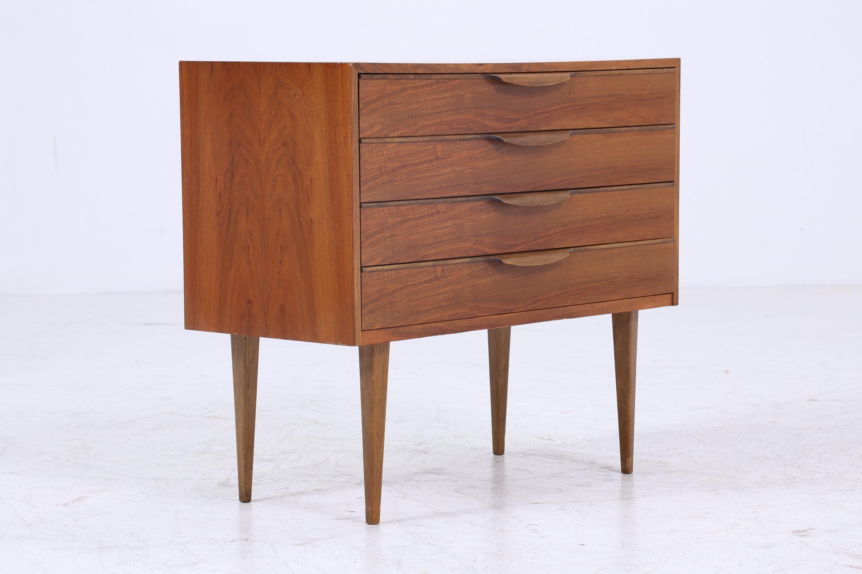 Vintage Teak Kommode | Mid Century Schubladen Schrank Holz Aufbewahrung 60er Jahre