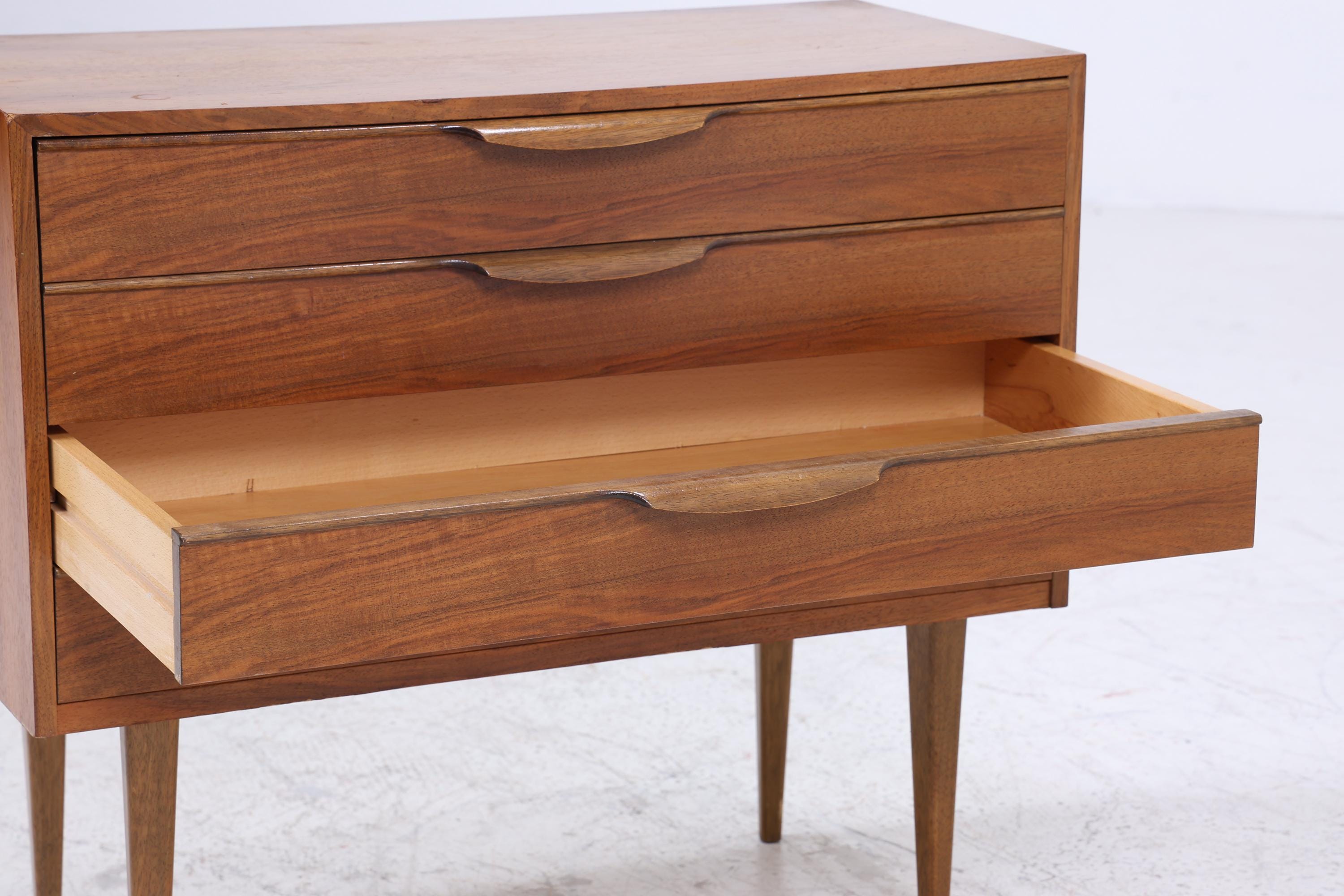 Vintage Teak Kommode | Mid Century Schubladen Schrank Holz Aufbewahrung 60er Jahre