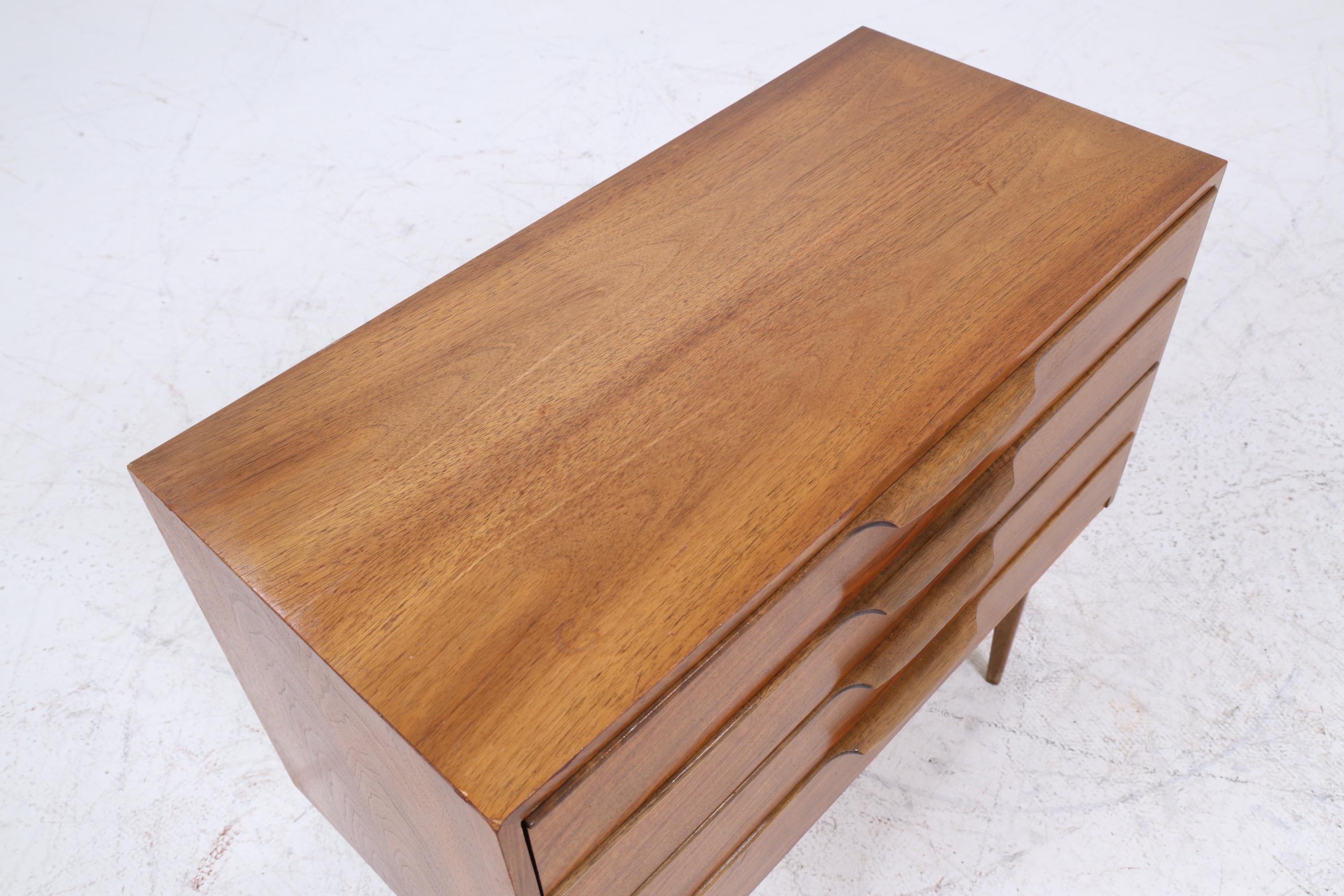 Vintage Teak Kommode | Mid Century Schubladen Schrank Holz Aufbewahrung 60er Jahre