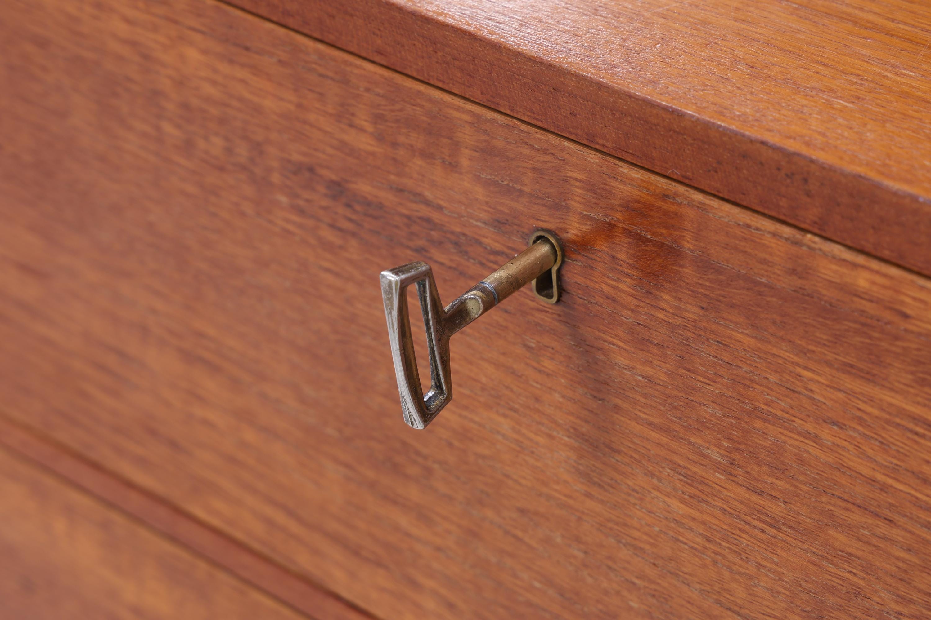 Wunderschöne Vintage Teak Kommode | Mid Century Schubladen Schrank Holz Aufbewahrung 60er Jahre