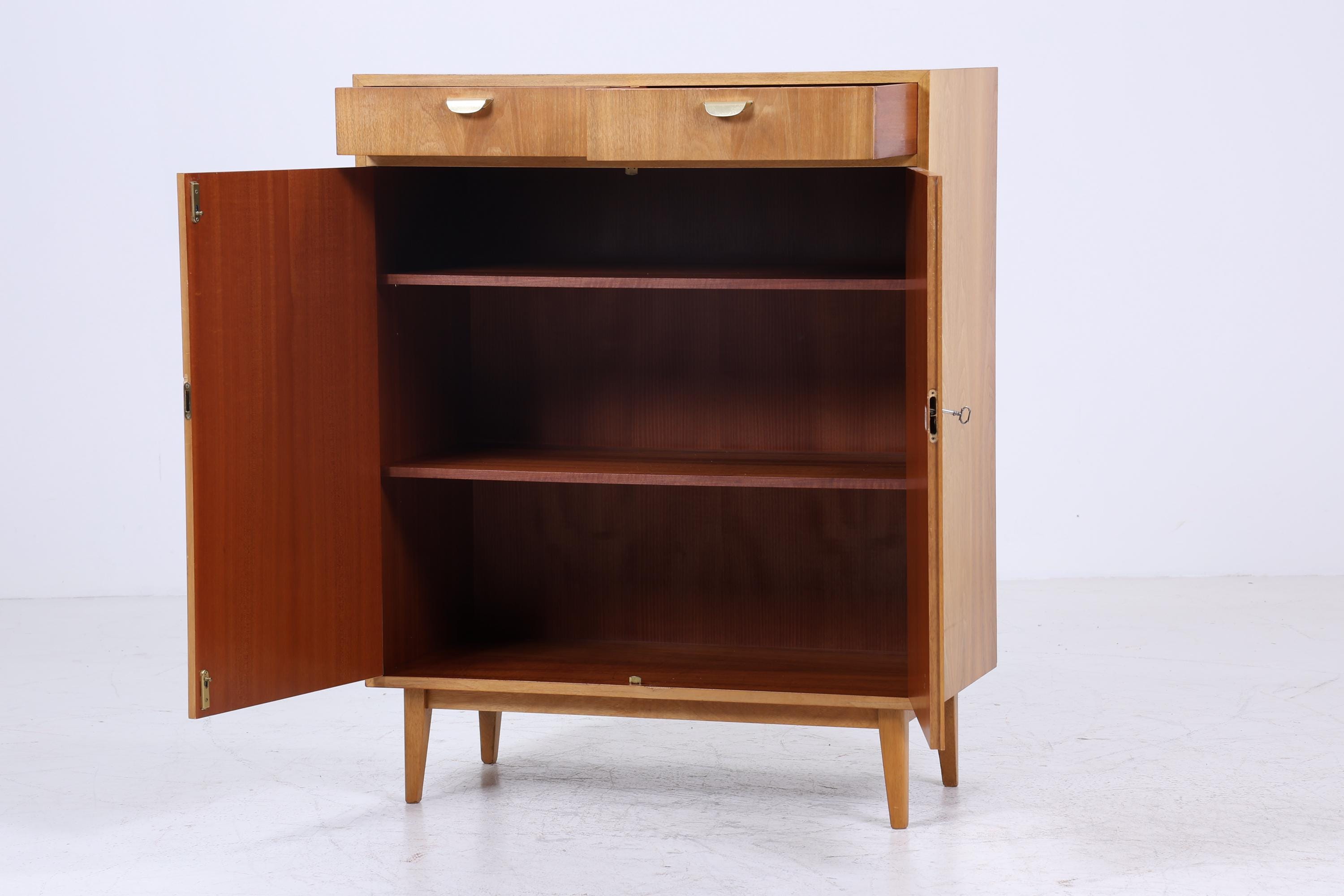 Vintage Kommode | Mid Century Schrank Holz Aufbewahrung 60er Jahre