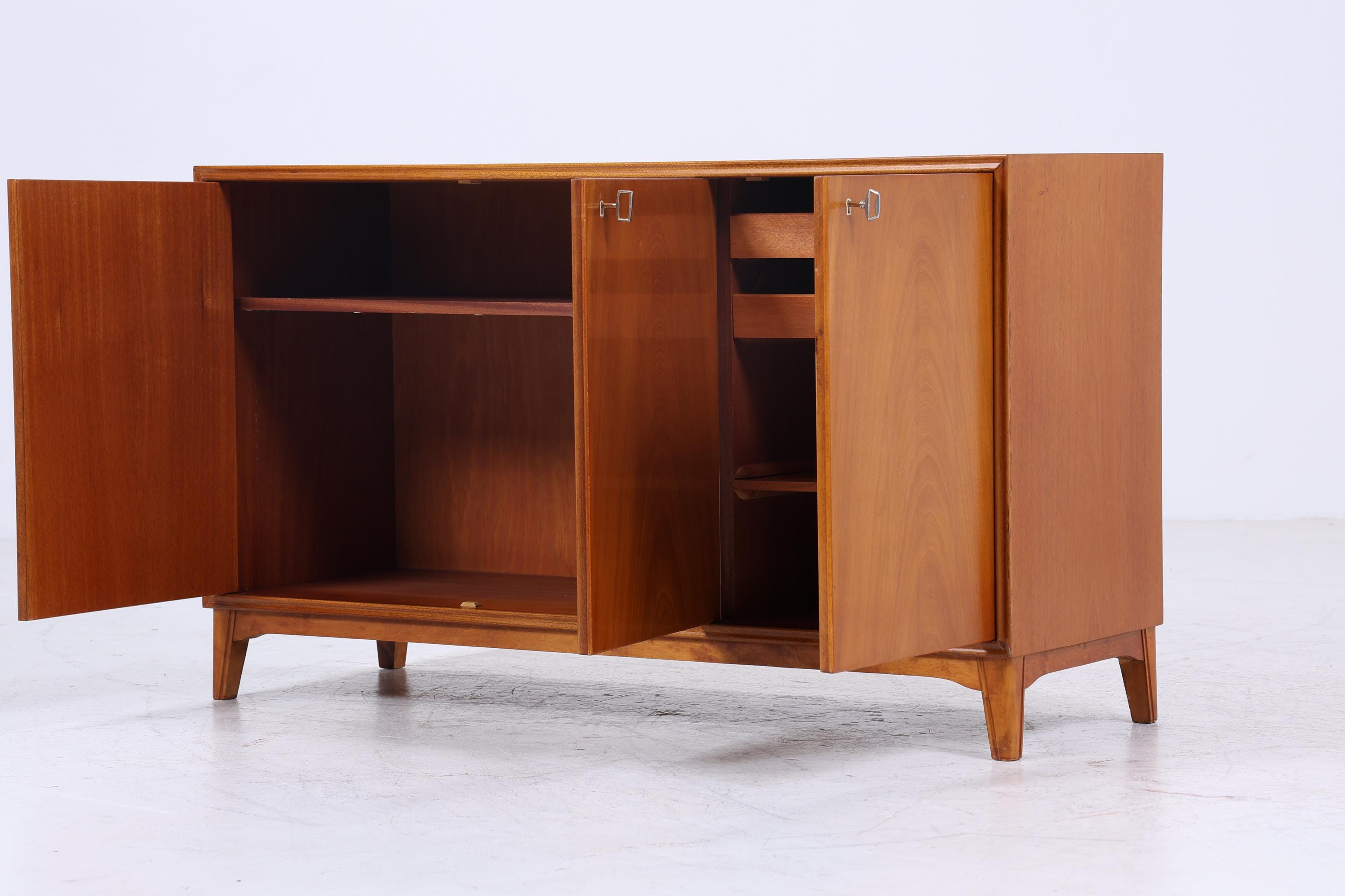 Wunderschöne Vintage Kommode 60er | Mid Century Schrank | Retro Holz Aufbewahrung Sideboard