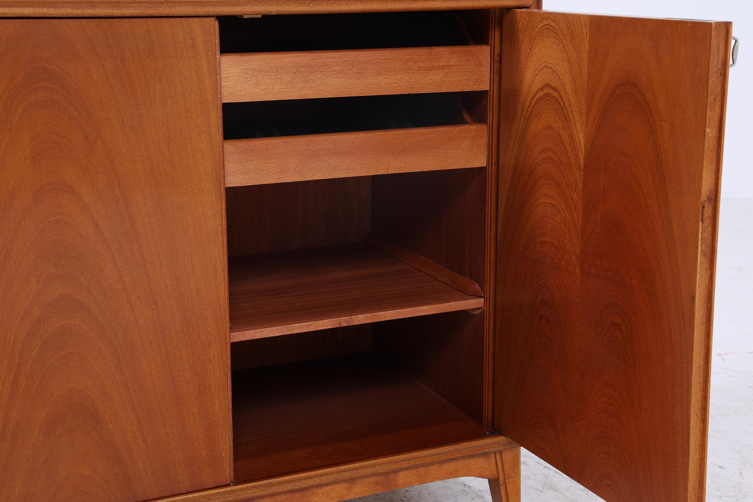 Wunderschöne Vintage Kommode 60er | Mid Century Schrank | Retro Holz Aufbewahrung Sideboard