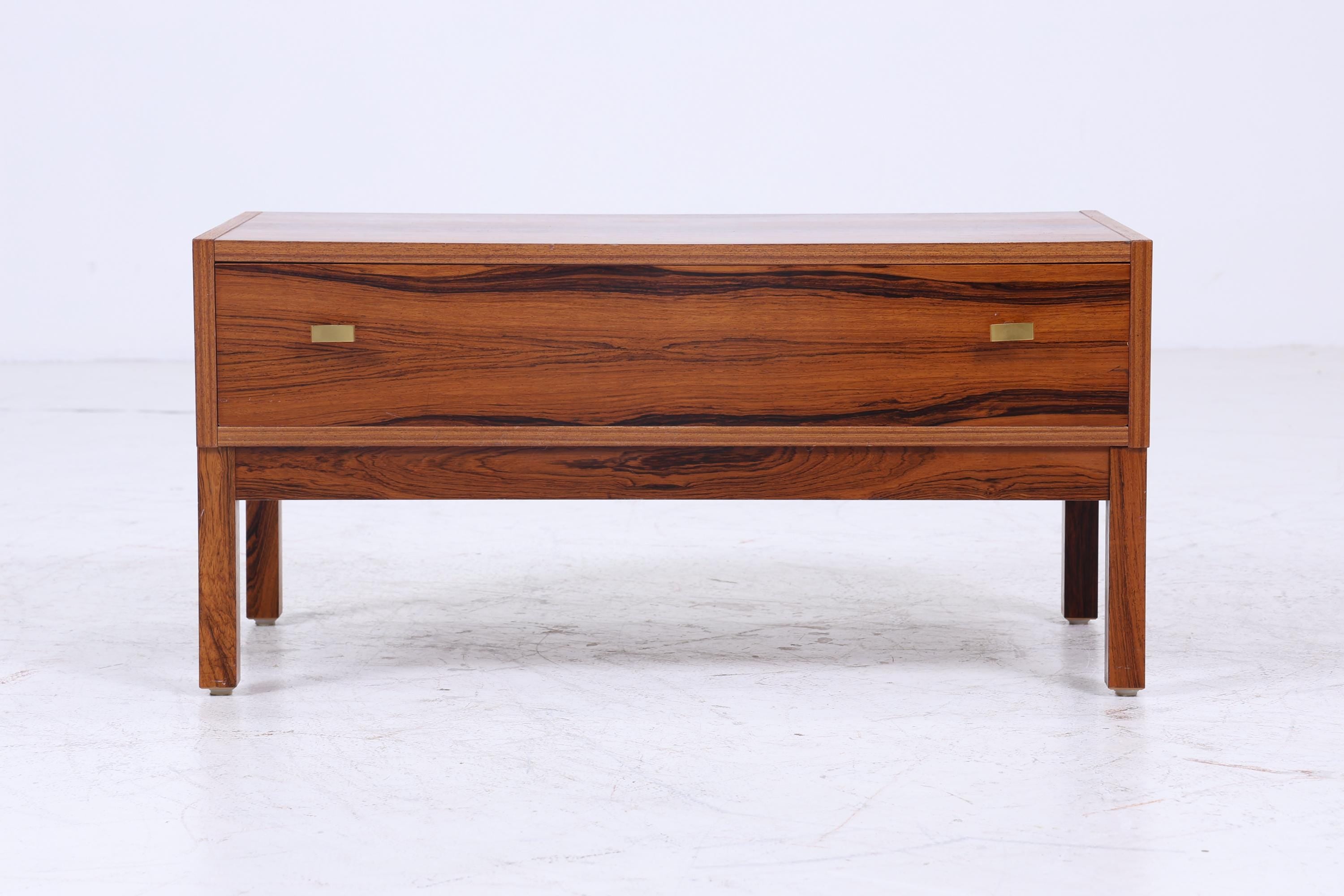Vintage Schubladen Kommode | Mid Century Schubladen Schrank | Retro 60er Jahre Palisander Aufbewahrung