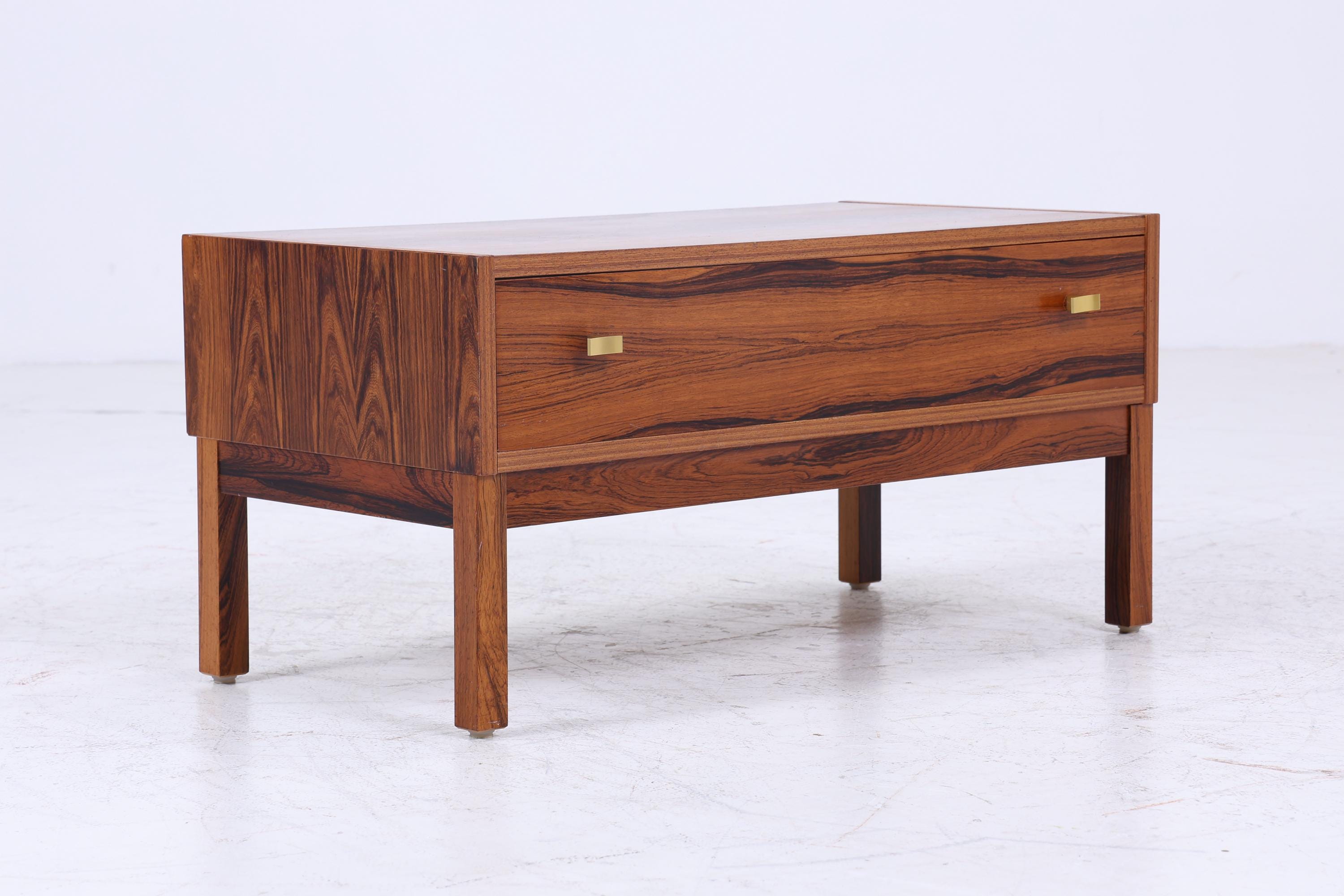 Vintage Schubladen Kommode | Mid Century Schubladen Schrank | Retro 60er Jahre Palisander Aufbewahrung
