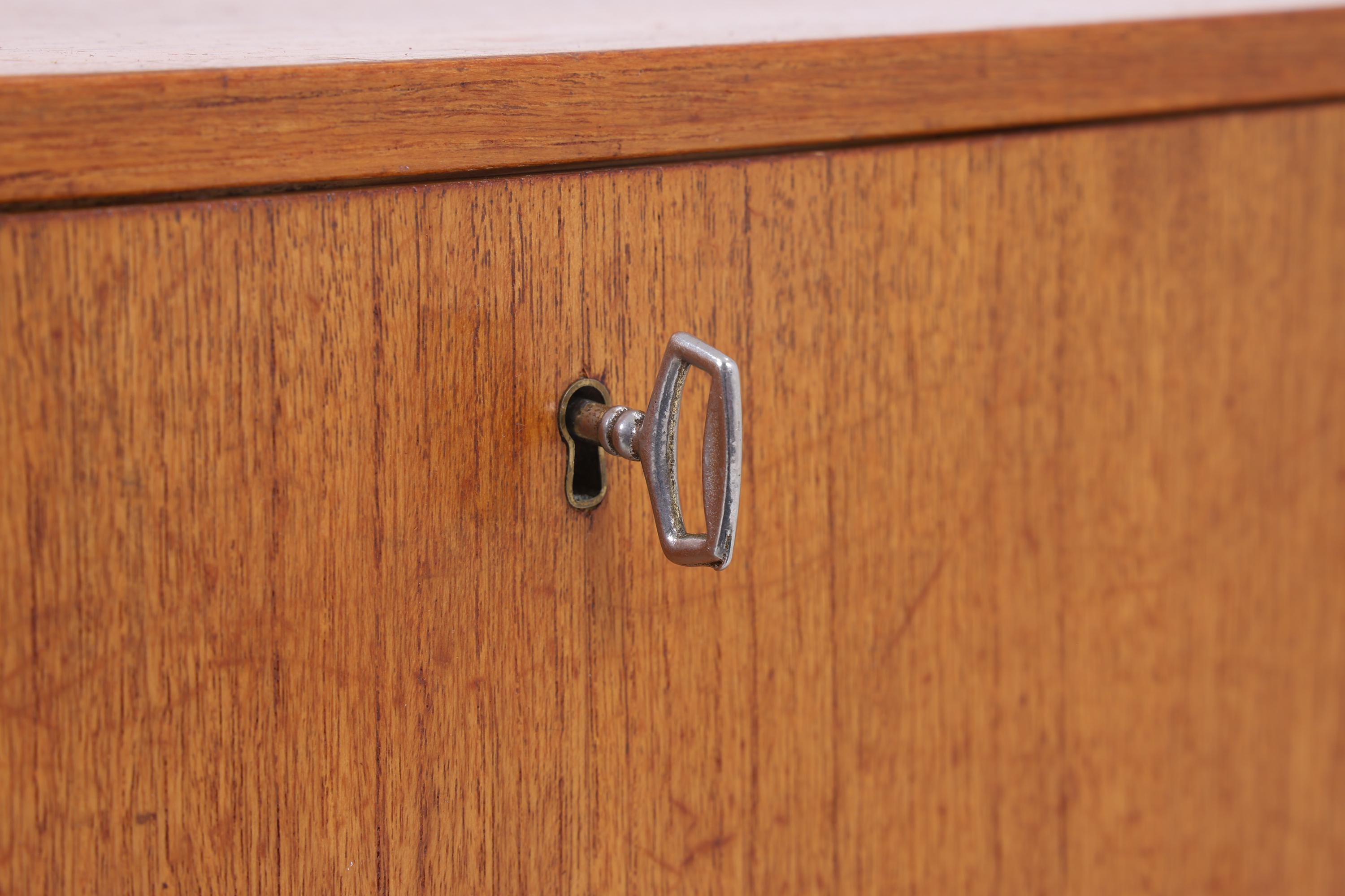 Wundervolle Teak Mid Century Kommode | Vintage Schubladen Schrank Holz Aufbewahrung 60er Jahre