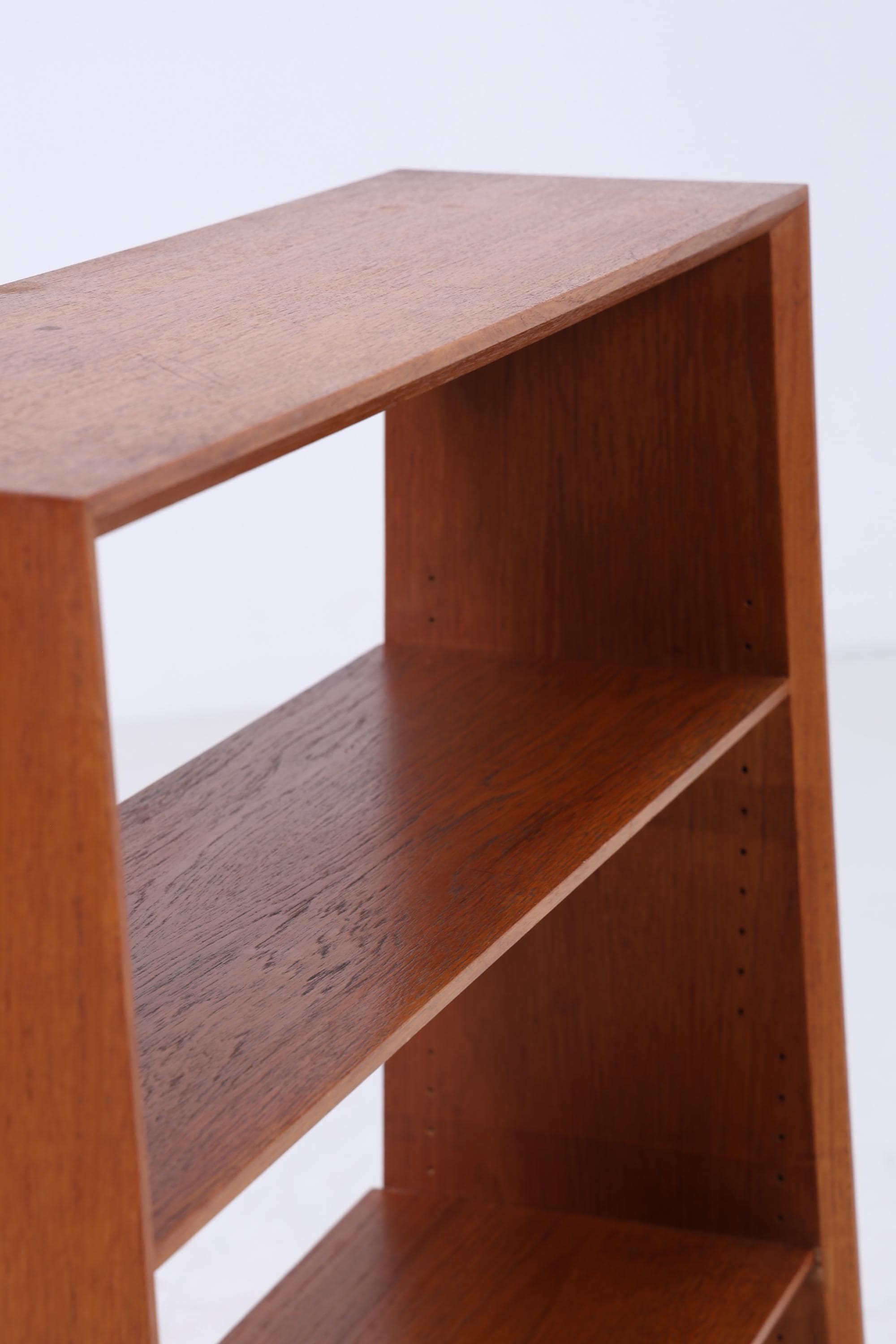 Kleines Vintage Teak Bücherregal | Mid Century Regal | 60er Retro Holz Aufbewahrung