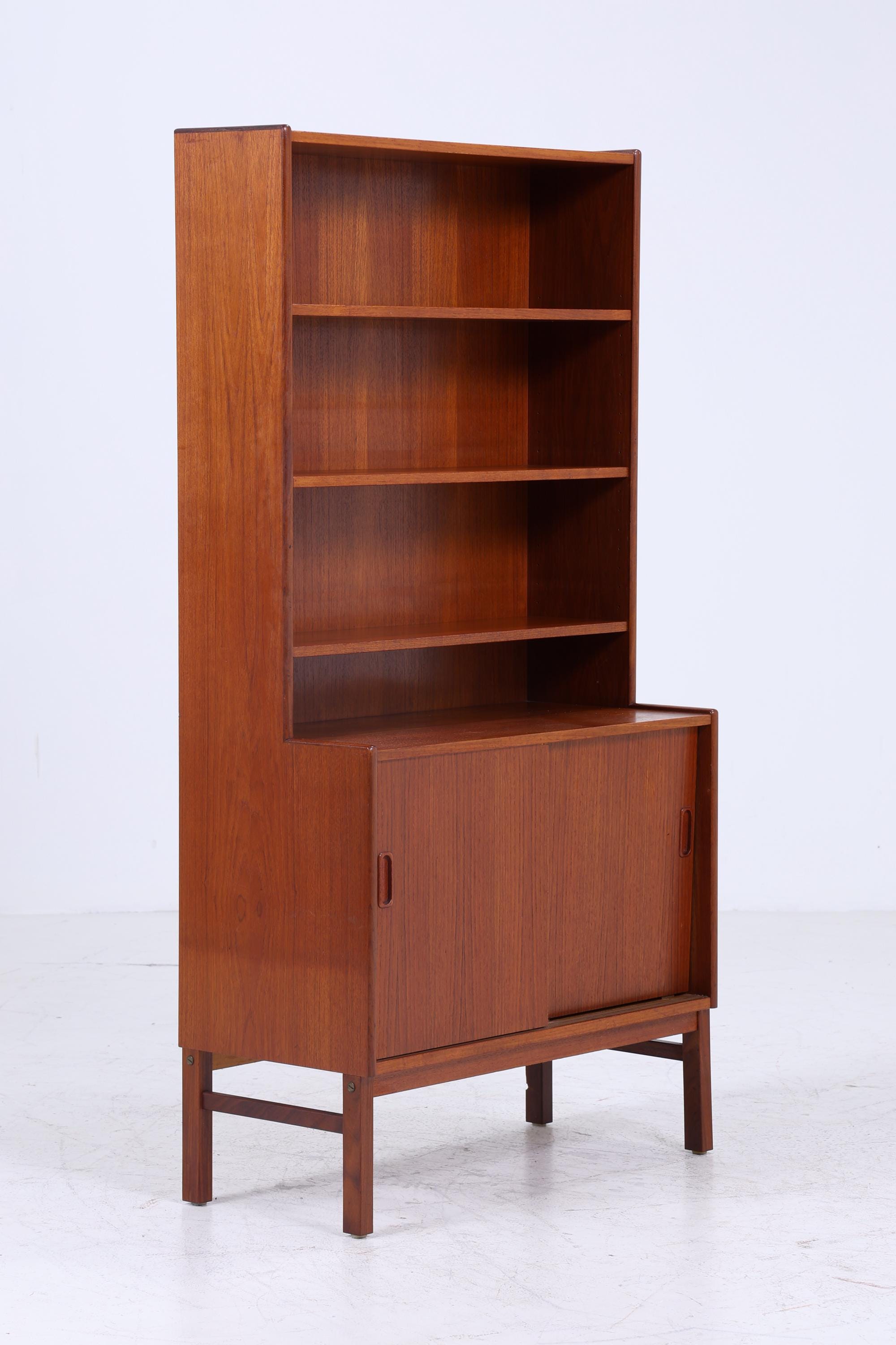 Vintage Teak Regal | Mid Century Bücherregal Retro Holz Aufbewahrung 60er 70er Jahre
