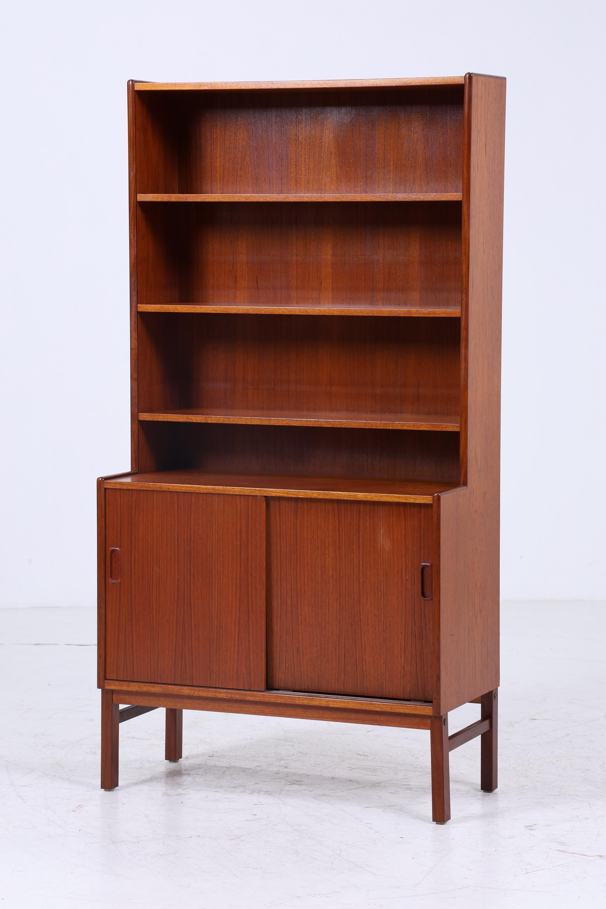Vintage Teak Regal | Mid Century Bücherregal Retro Holz Aufbewahrung 60er 70er Jahre