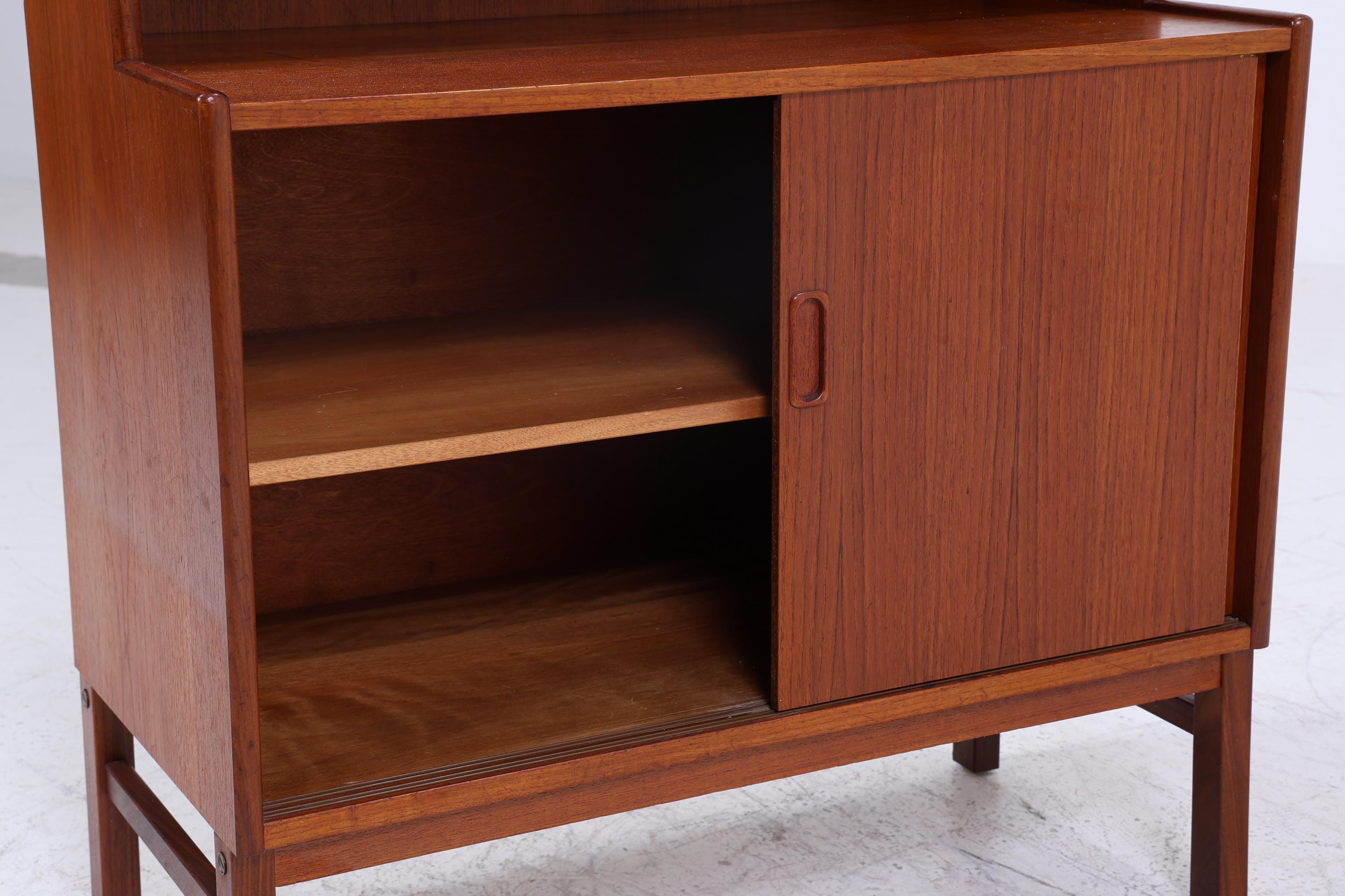 Vintage Teak Regal | Mid Century Bücherregal Retro Holz Aufbewahrung 60er 70er Jahre