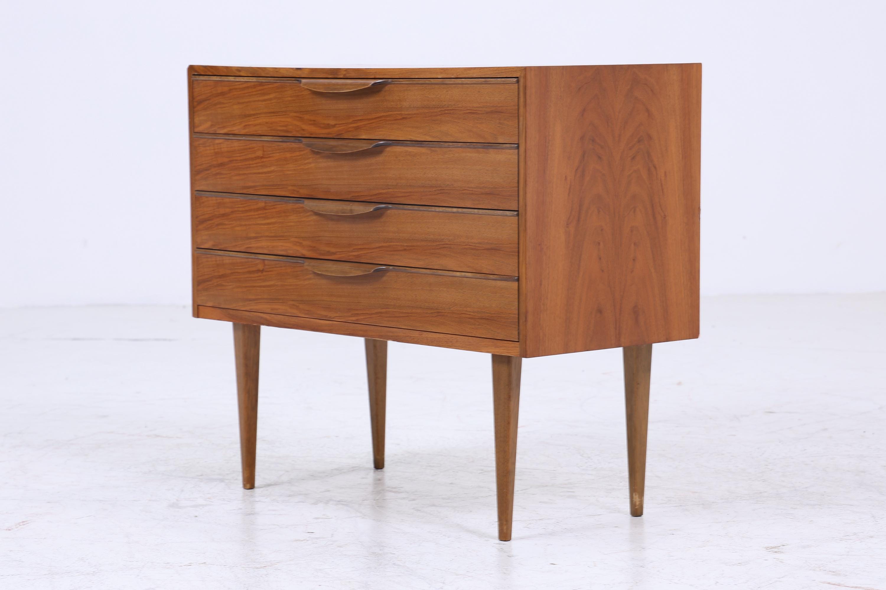Vintage Teak Kommode | Mid Century Schubladen Schrank Holz Aufbewahrung 60er Jahre
