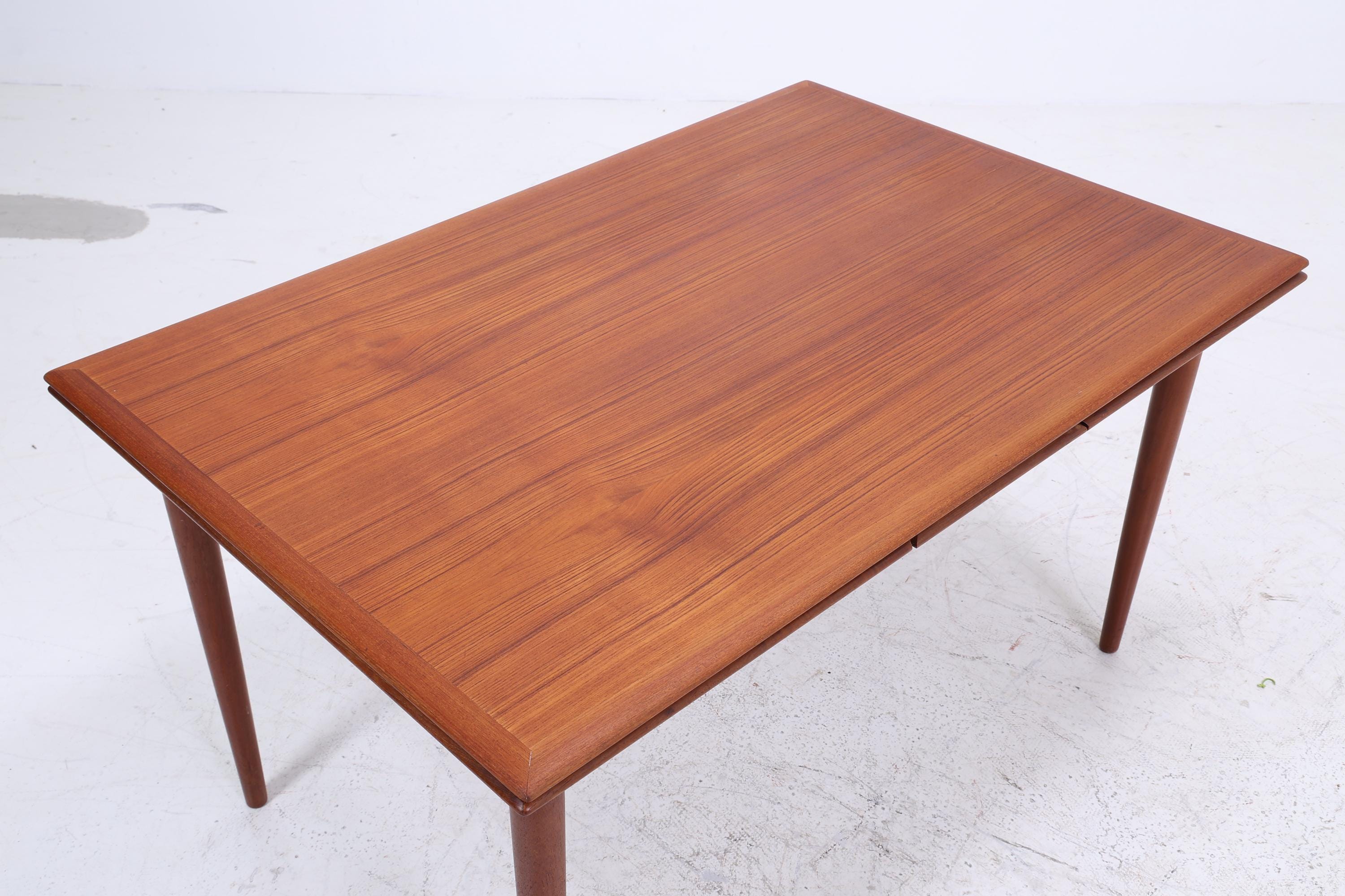 Originaler Teak Esstisch Danish Design | Mid-Century Ausziehbarer Vintage Küchentisch 1960er Teak Holz