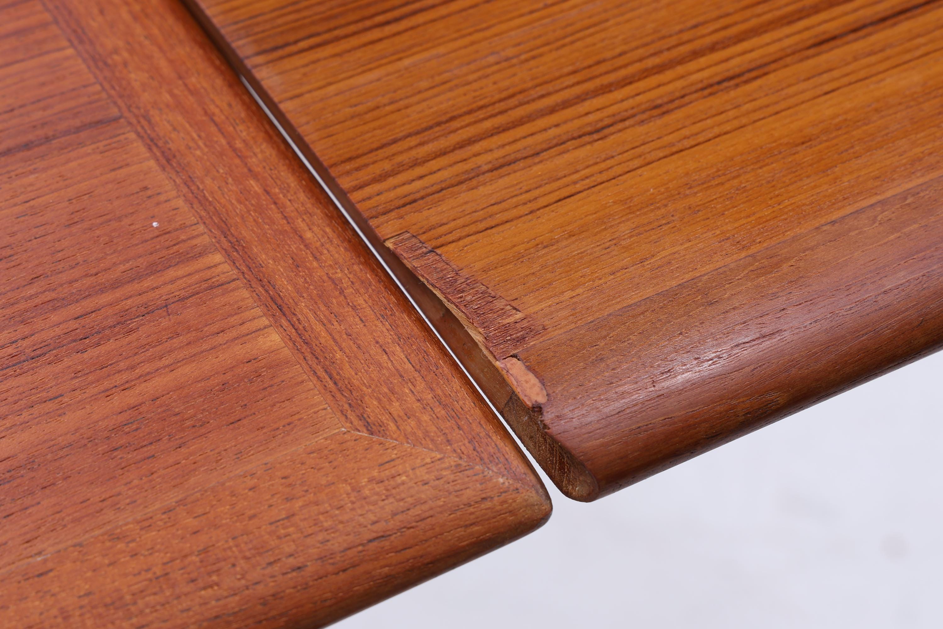 Originaler Teak Esstisch Danish Design | Mid-Century Ausziehbarer Vintage Küchentisch 1960er Teak Holz