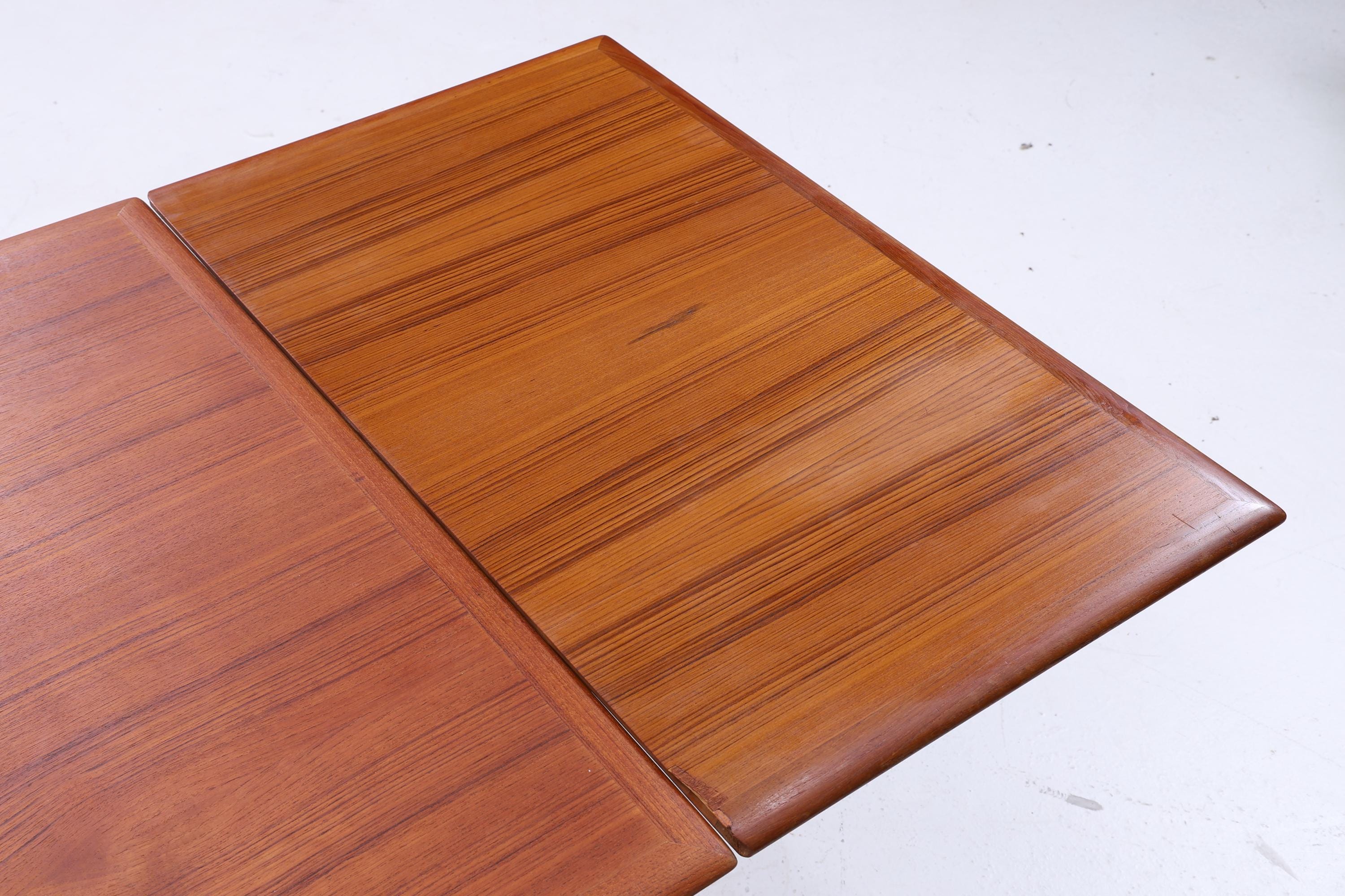Originaler Teak Esstisch Danish Design | Mid-Century Ausziehbarer Vintage Küchentisch 1960er Teak Holz