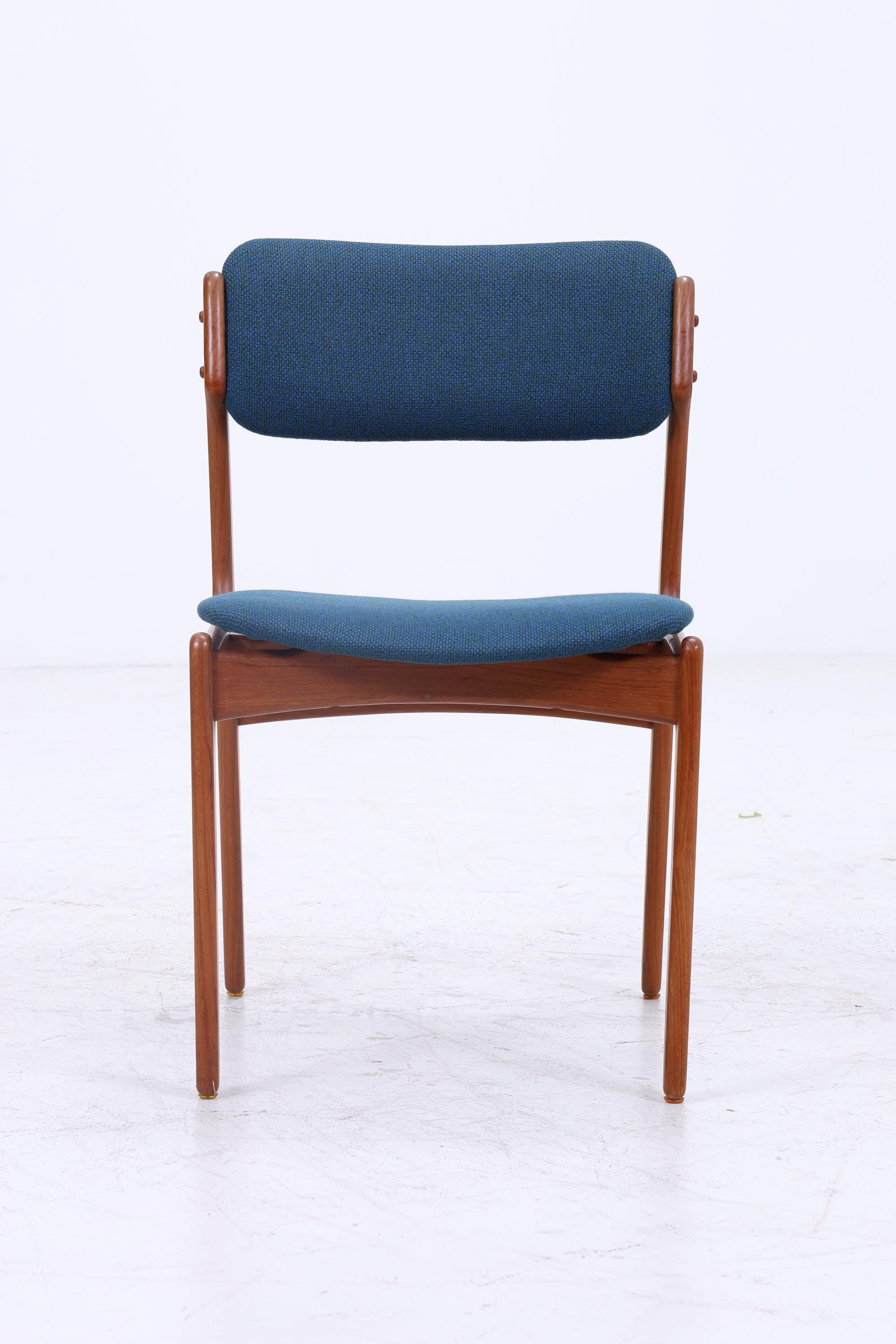1v2 Vintage Teak Stühle von Erik Buch für OD Møbler | Mid Century Model 49 Stuhl 60er Jahre | Küchenstuhl