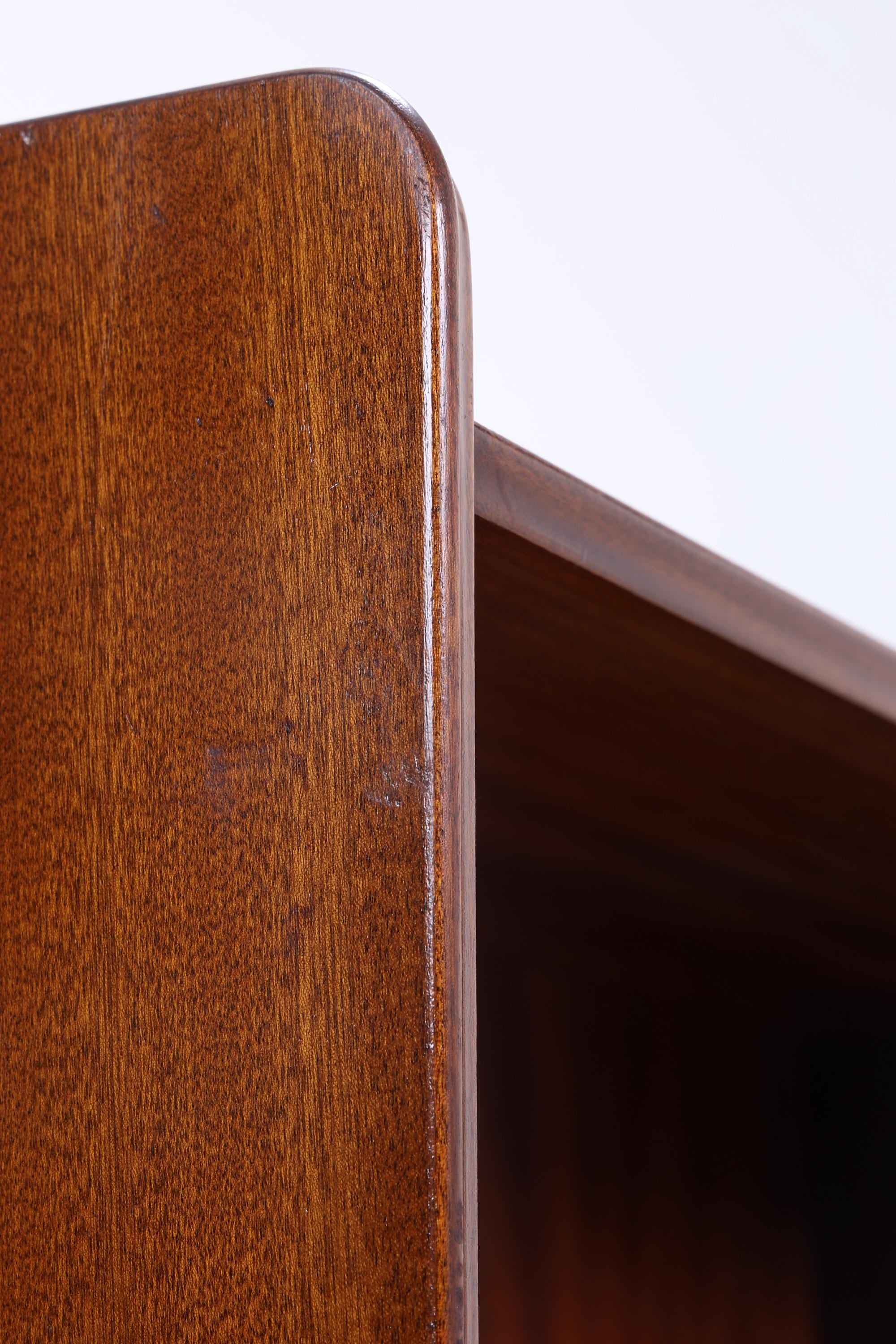Vintage Mahagoni Bücherregal | Mid Century Regal | 60er Retro Holz Aufbewahrung