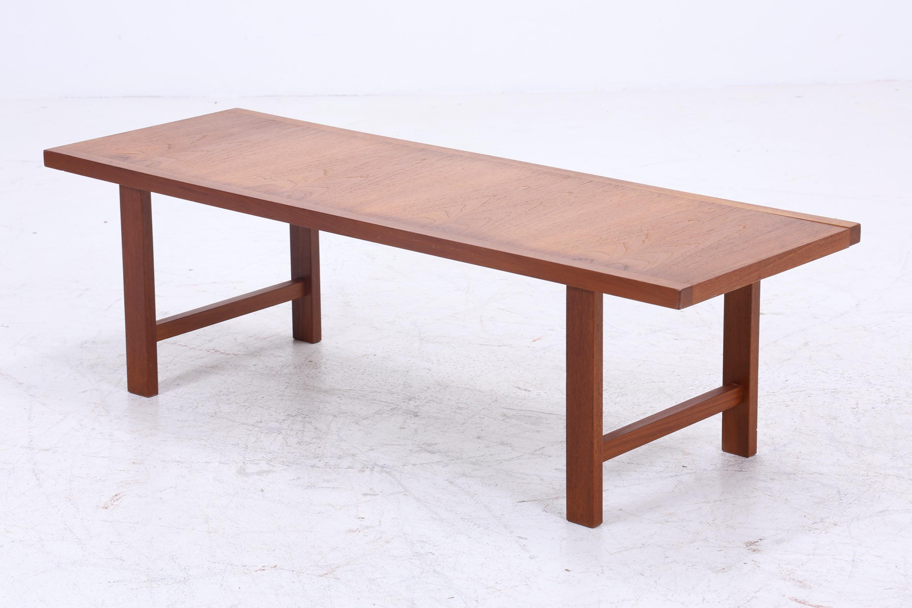 Wunderschöner Vintage Teak Couchtisch | Mid Century Beistelltisch Tisch Telefontisch 60er Jahre Retro Wohnzimmer