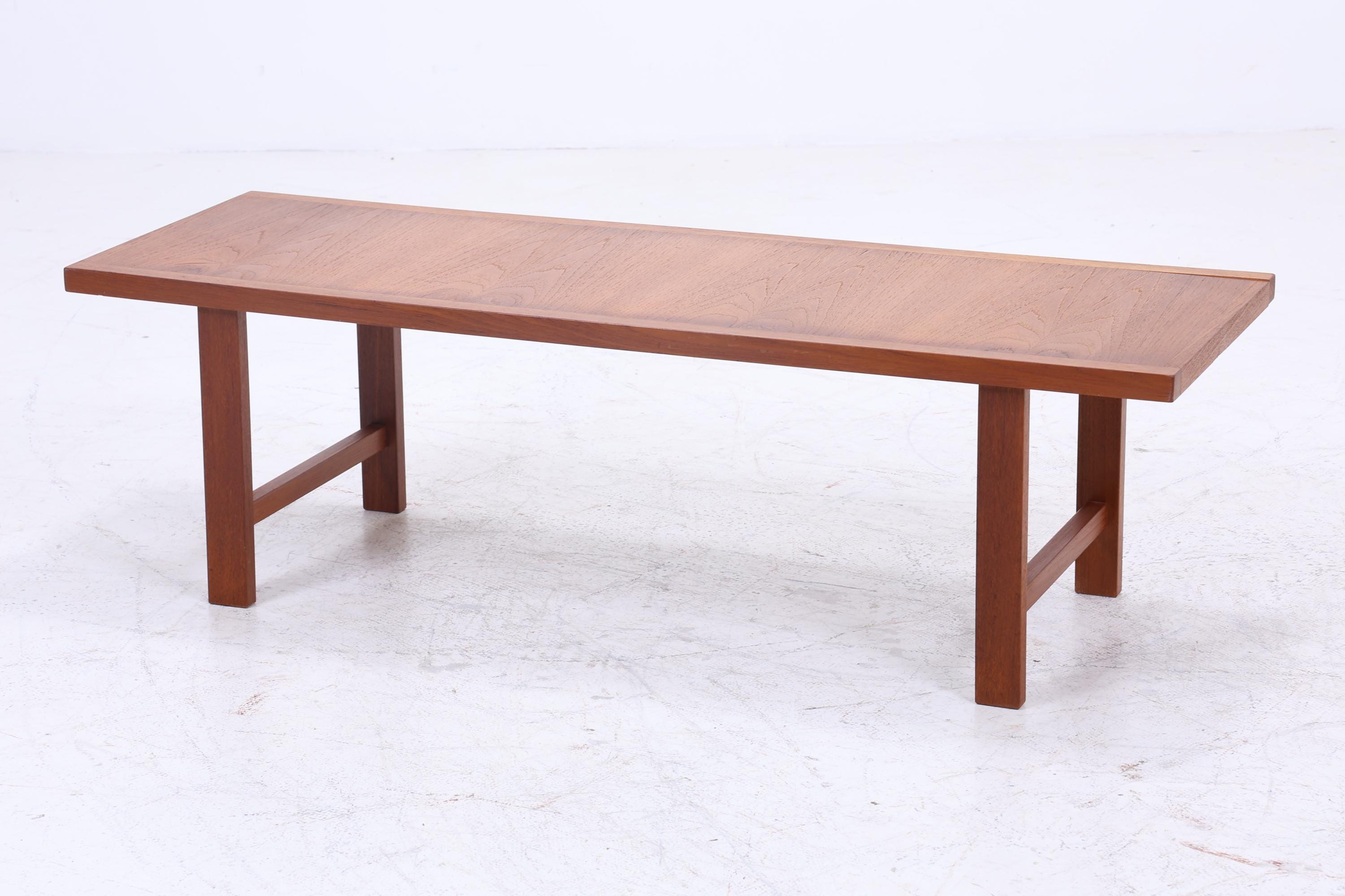 Wunderschöner Vintage Teak Couchtisch | Mid Century Beistelltisch Tisch Telefontisch 60er Jahre Retro Wohnzimmer