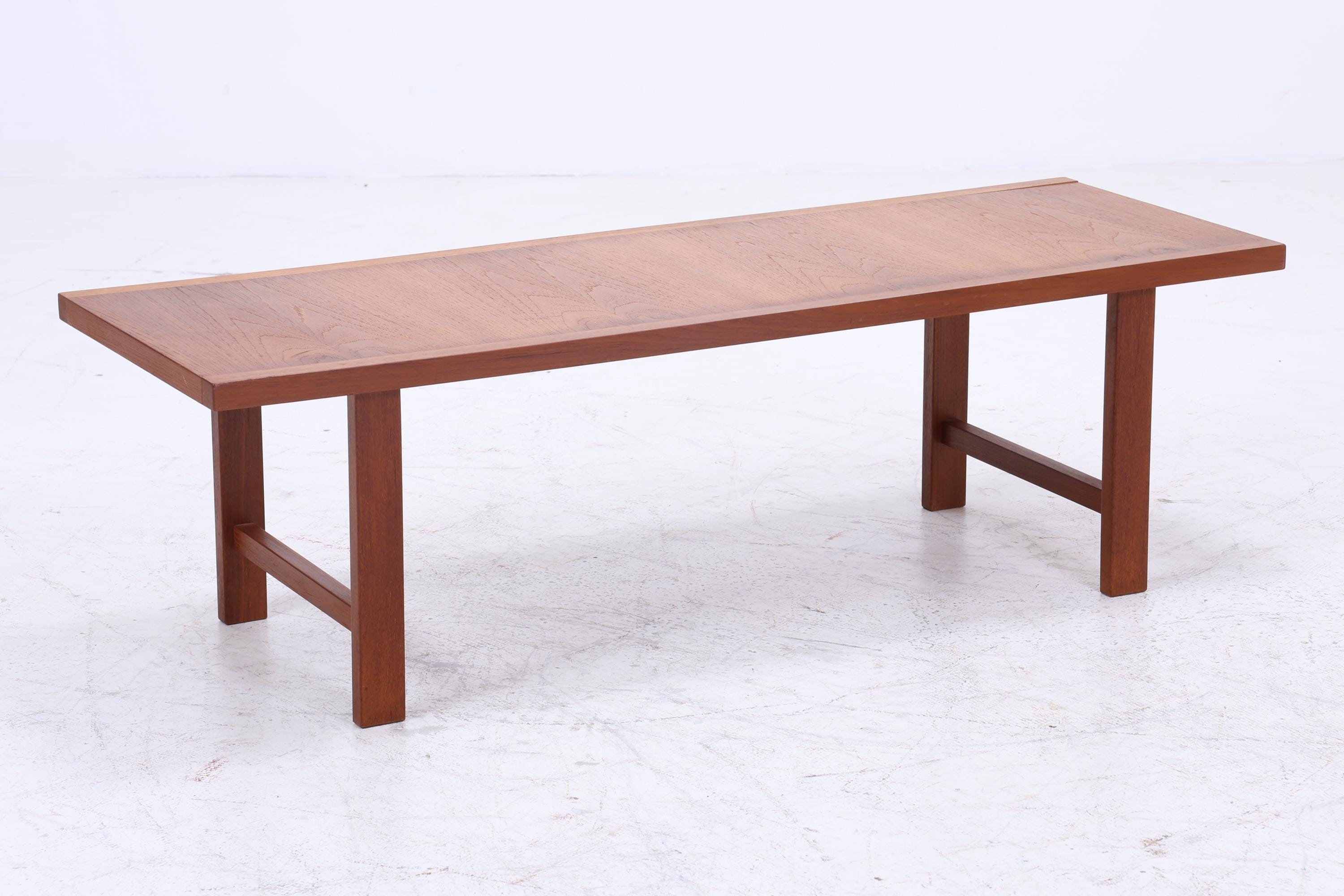 Wunderschöner Vintage Teak Couchtisch | Mid Century Beistelltisch Tisch Telefontisch 60er Jahre Retro Wohnzimmer