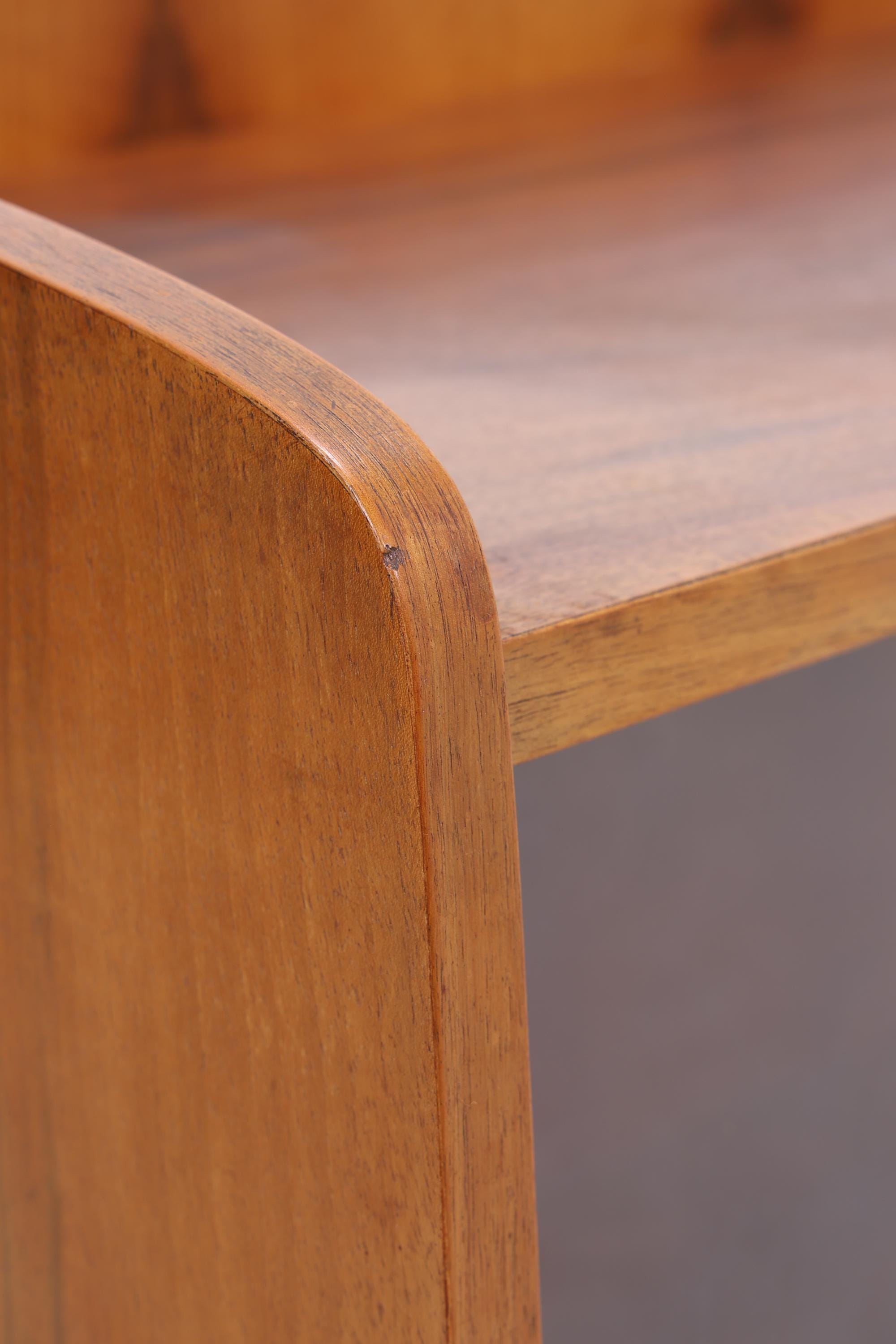 Vintage Kommode mit Glastüren 60er Jahre | Mid Century Vitrine Flur Schrank | Retro 70er Holz