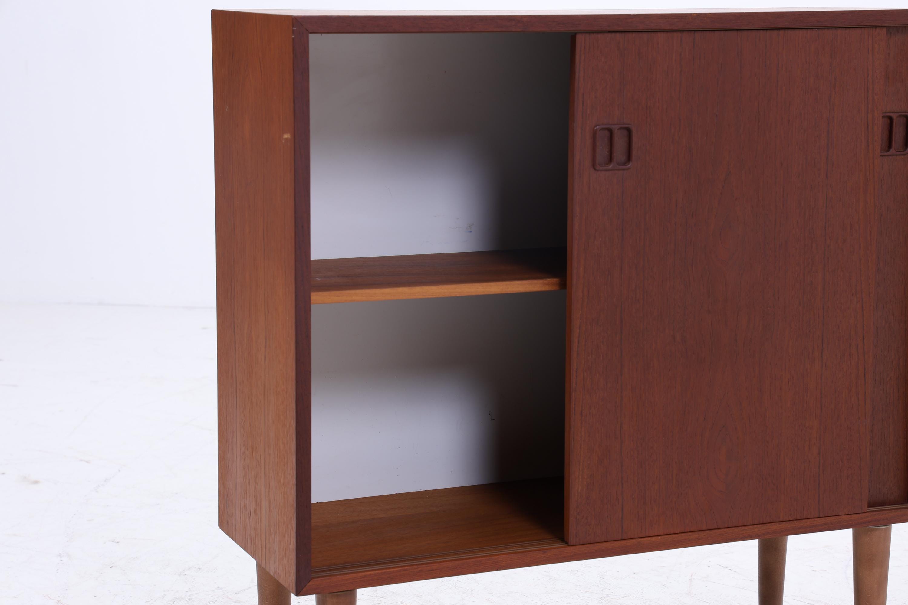 Wundervolle Teak Mid Century Kommode von Poul Cadovius | Vintage Schiebetüren Schrank Holz Aufbewahrung 60er Jahre
