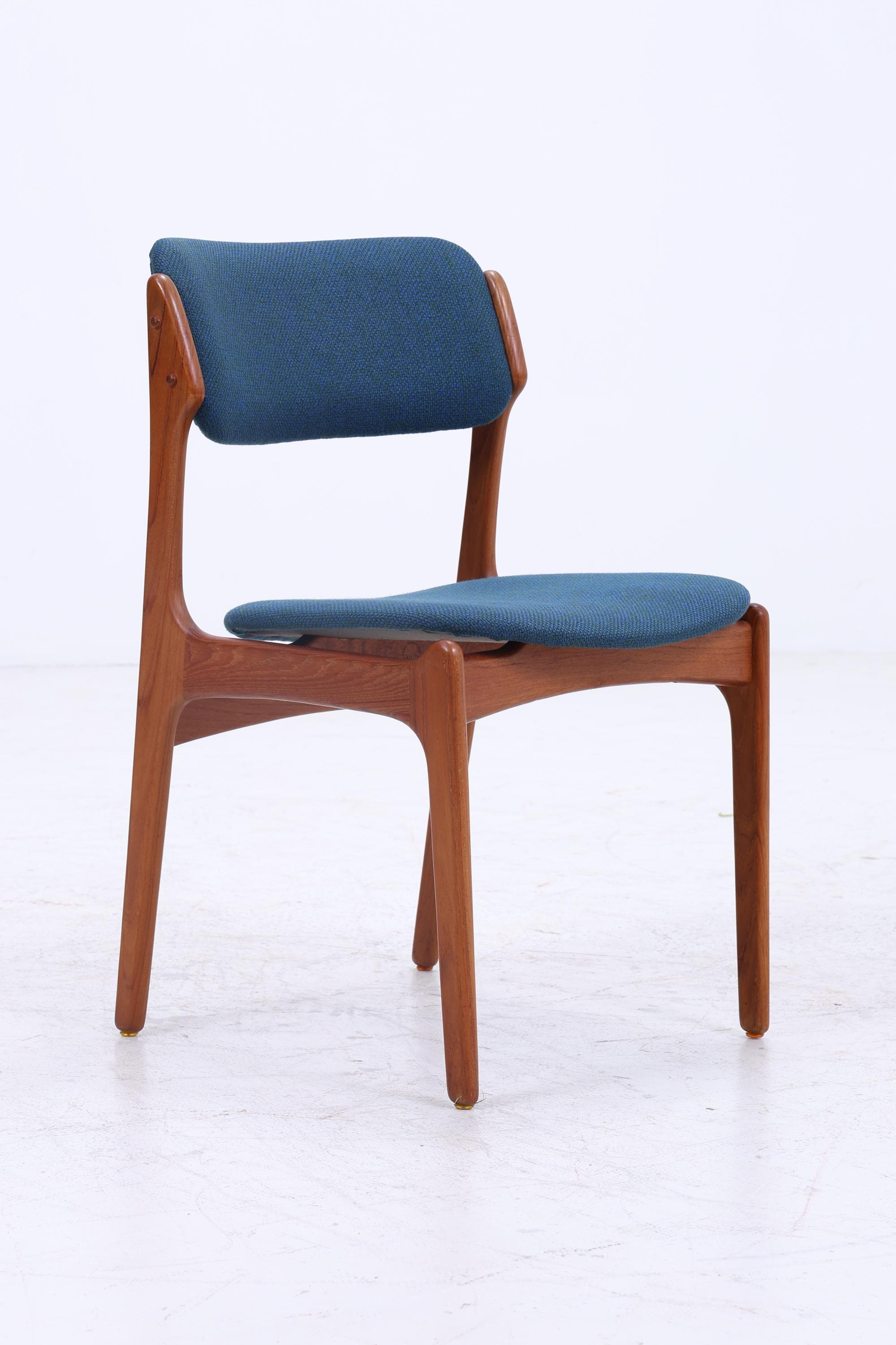 1v2 Vintage Teak Stühle von Erik Buch für OD Møbler | Mid Century Model 49 Stuhl 60er Jahre | Küchenstuhl