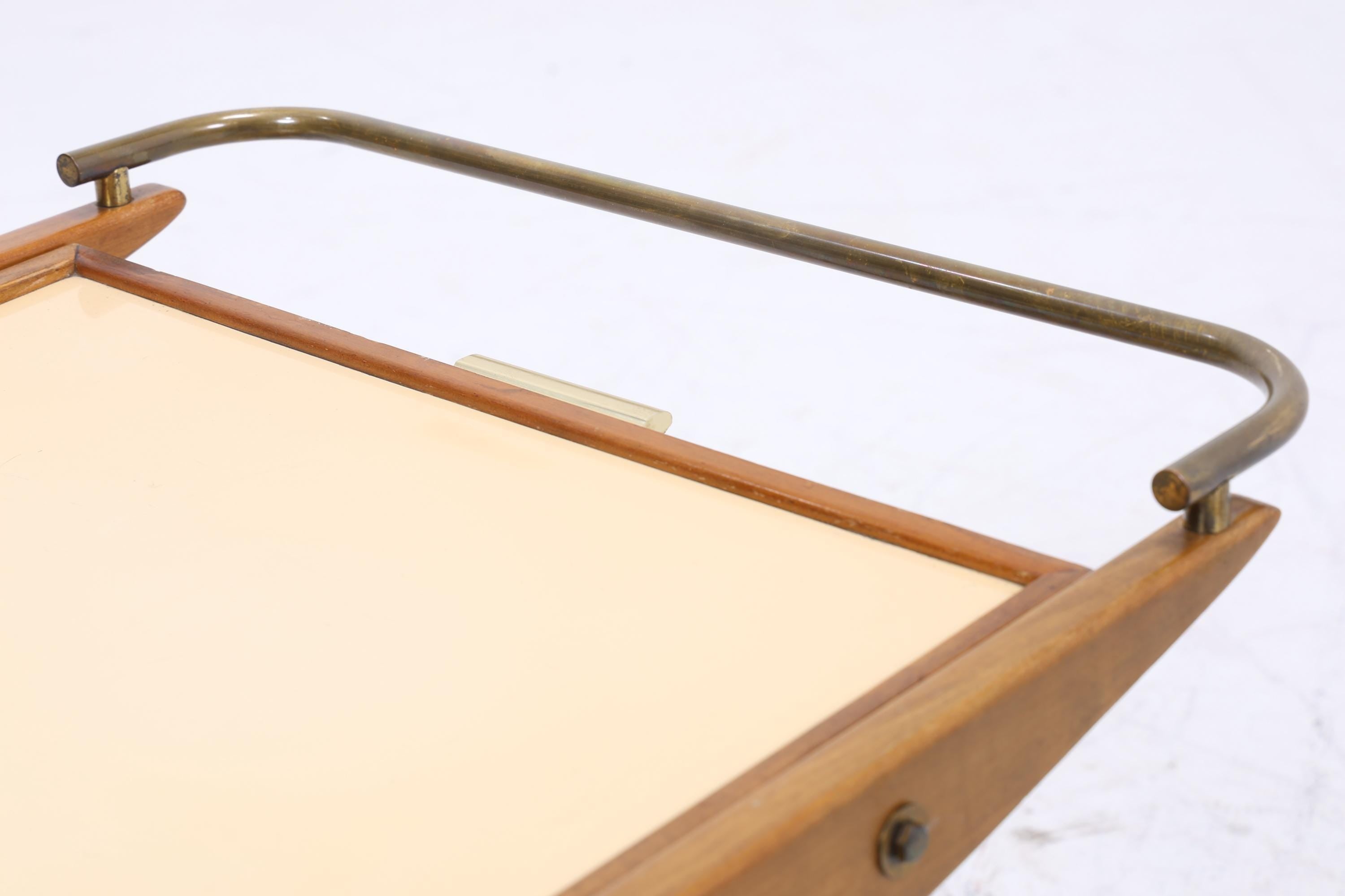 Vintage Beistelltisch | Mid Century Couchtisch Tisch Telefontisch 60er Jahre Retro Wohnzimmer