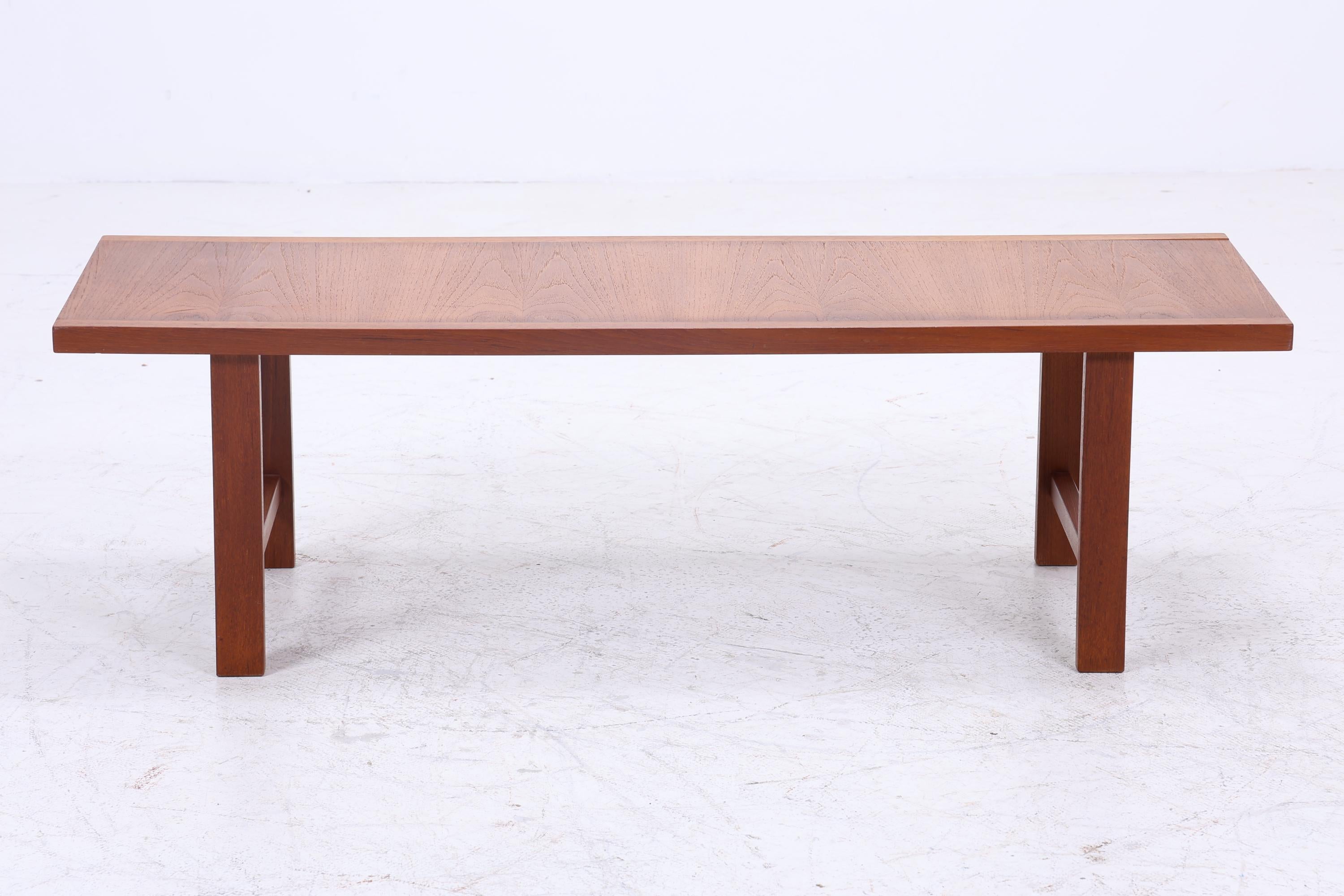 Wunderschöner Vintage Teak Couchtisch | Mid Century Beistelltisch Tisch Telefontisch 60er Jahre Retro Wohnzimmer