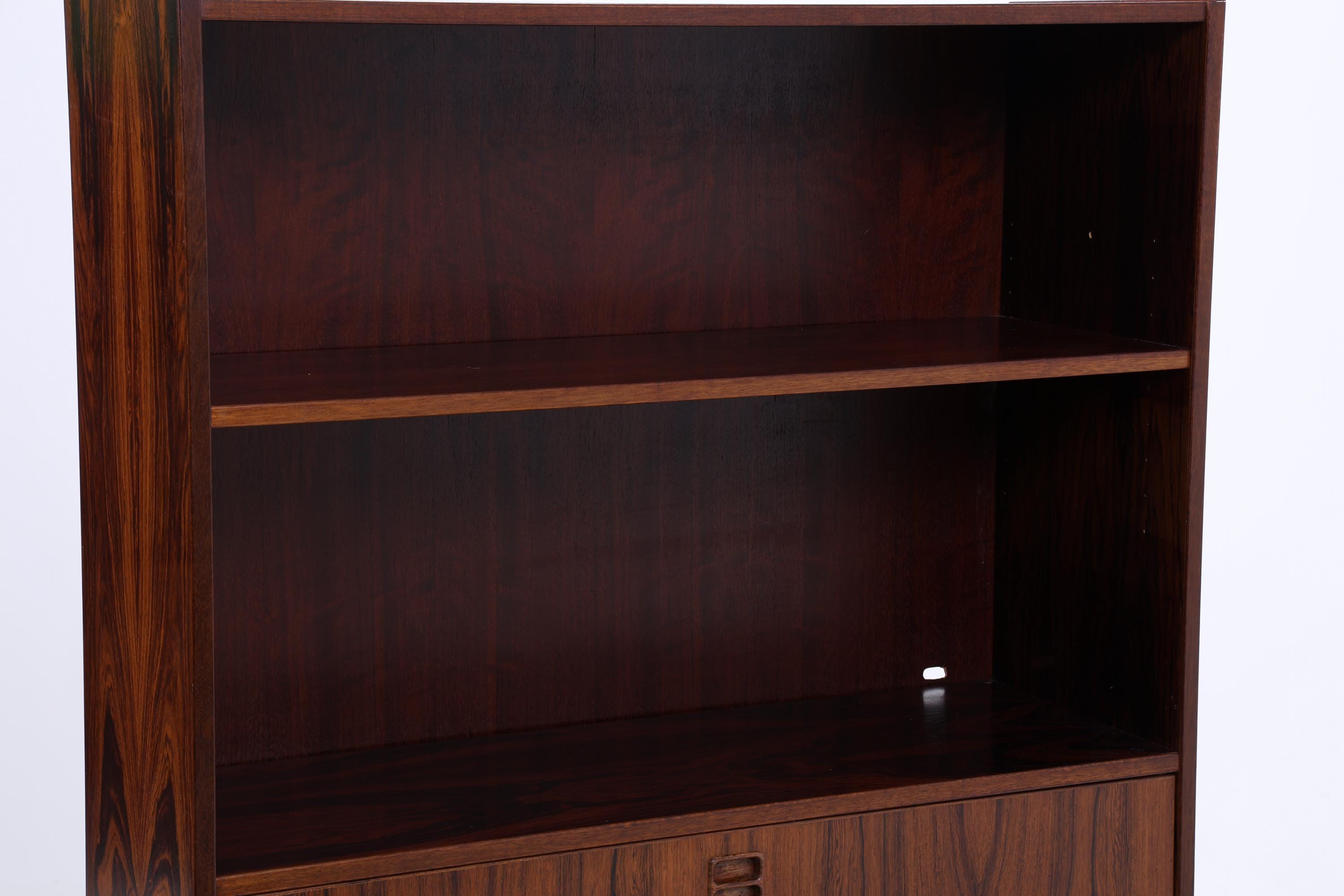 Vintage Regal 60er Jahre | Mid Century Bücherregal Retro Sekretär Schrank Holz Aufbewahrung