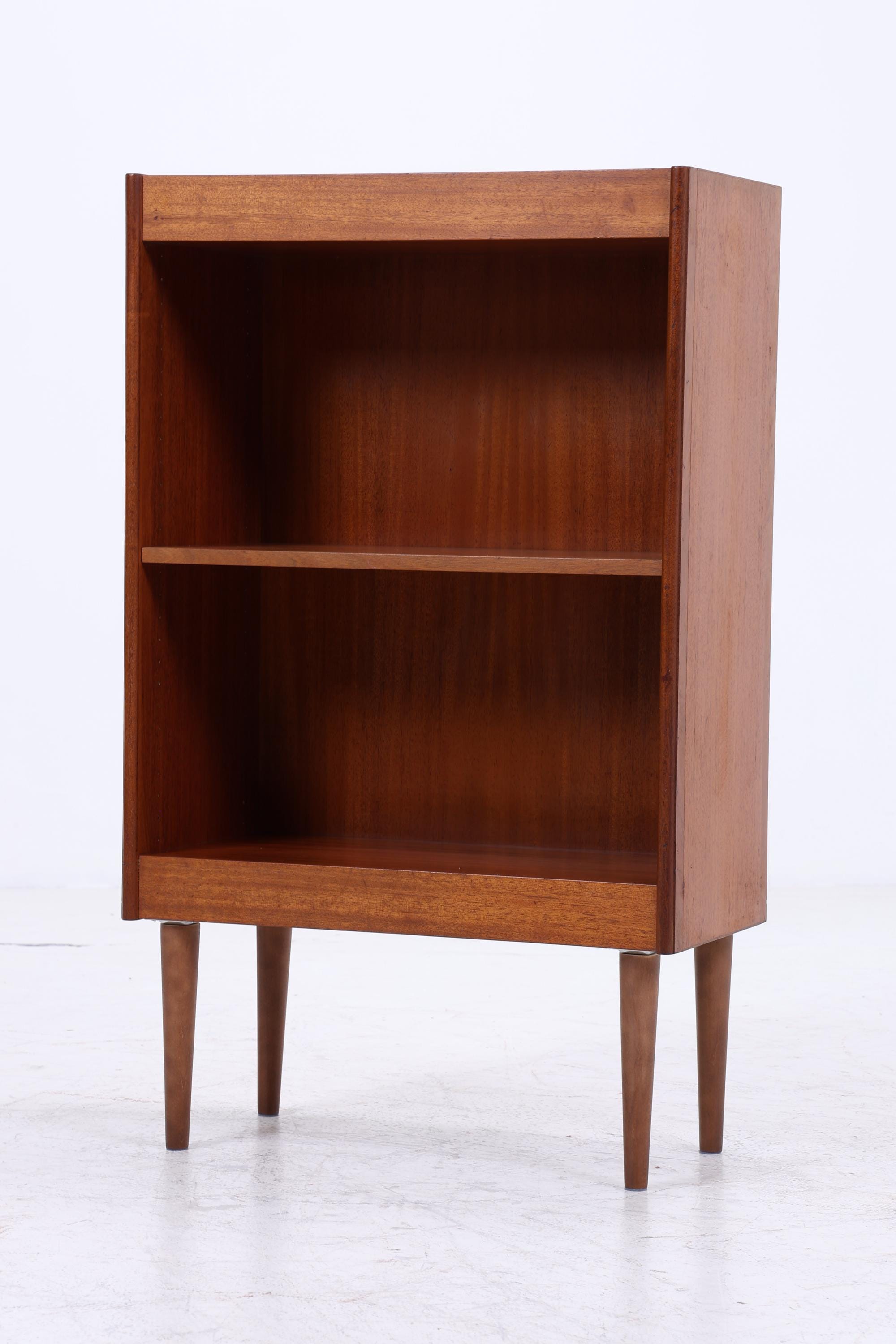 Vintage Teak Regal 60er Jahre | Mid Century kleines Bücherregal Retro Holz Aufbewahrung