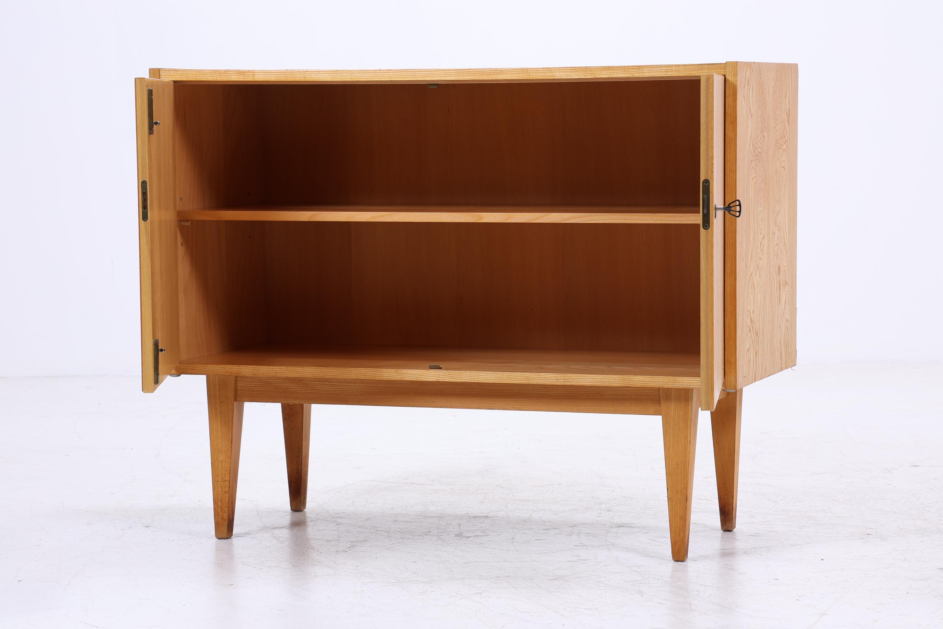 Vintage Hellerau Kommode der Serie 602 | Mid Century Franz Ehrlich Esche Schrank | Holz Aufbewahrung