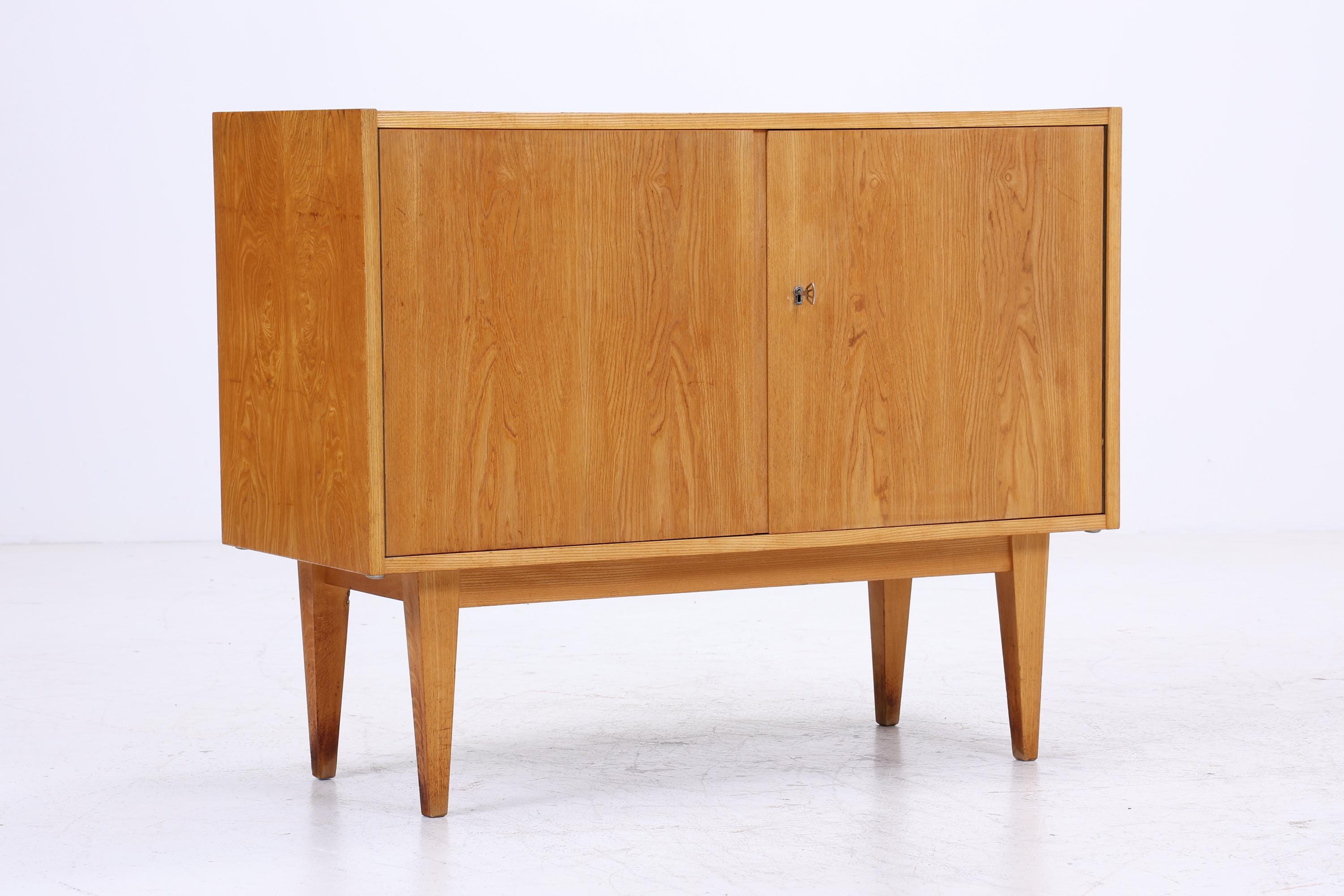 Vintage Hellerau Kommode der Serie 602 | Mid Century Franz Ehrlich Esche Schrank | Holz Aufbewahrung