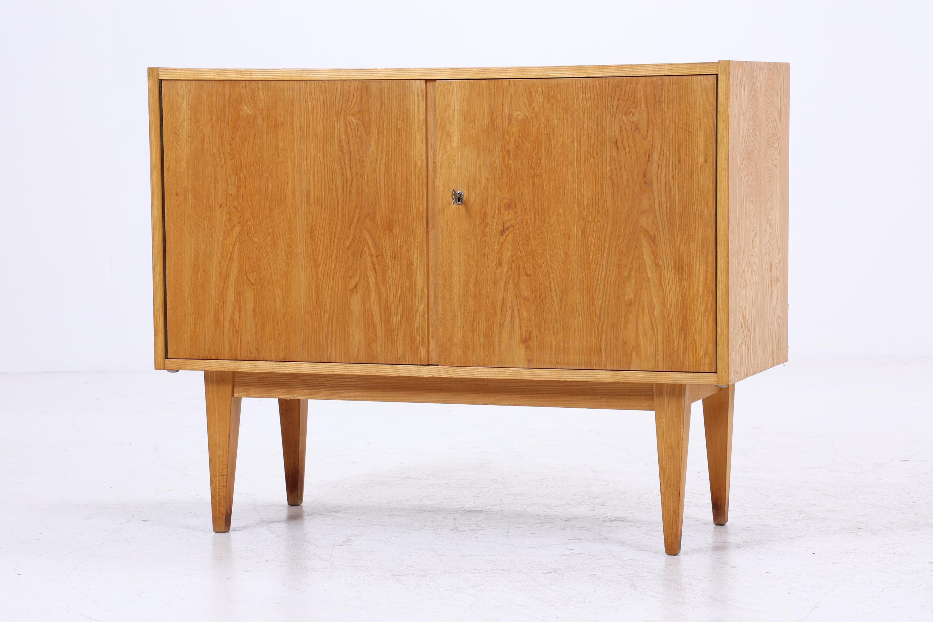 Vintage Hellerau Kommode der Serie 602 | Mid Century Franz Ehrlich Esche Schrank | Holz Aufbewahrung