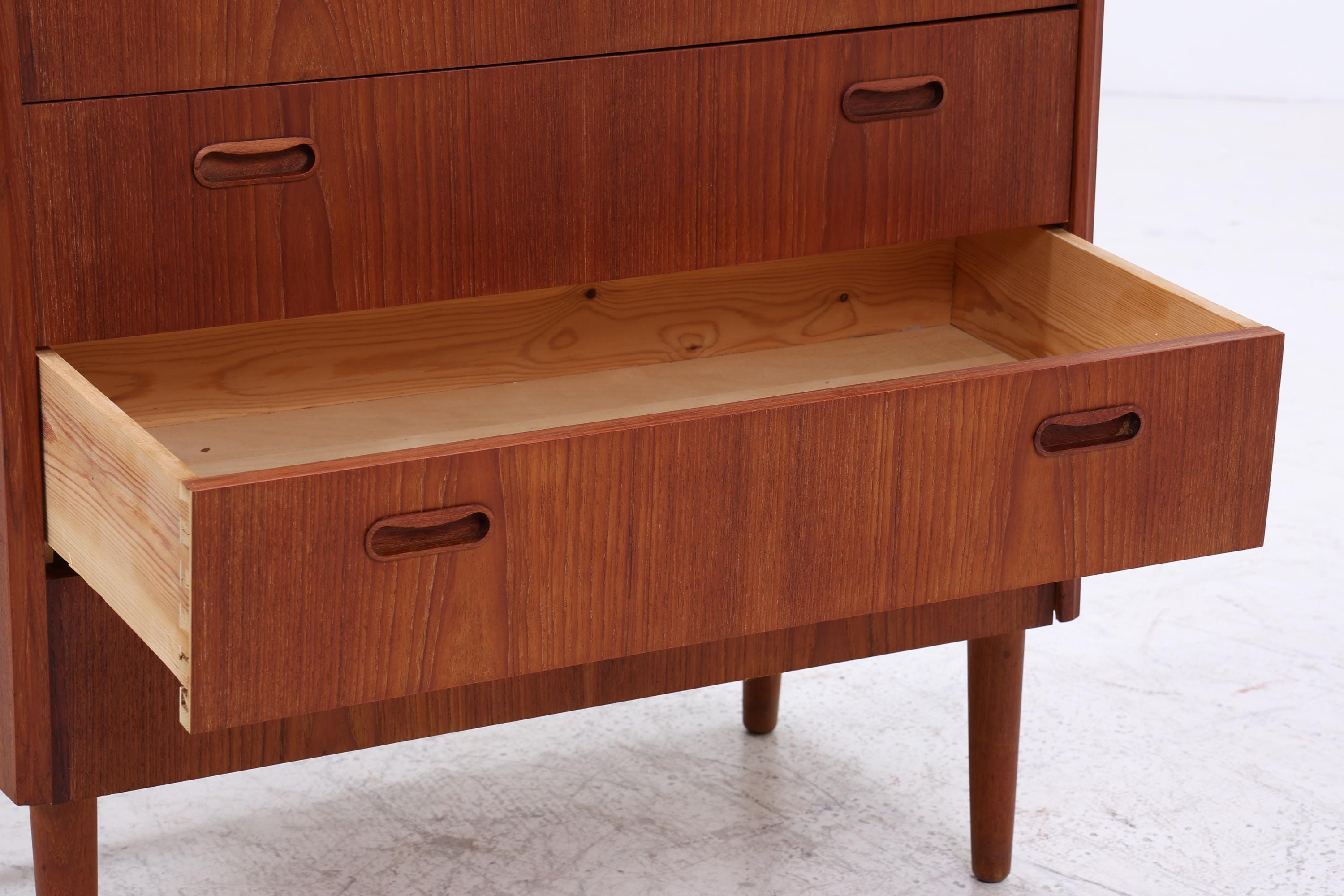 Wundervolle Vintage Teak Schubladen Kommode | Danish Design Mid Century Schrank Holz Aufbewahrung 60er Jahre