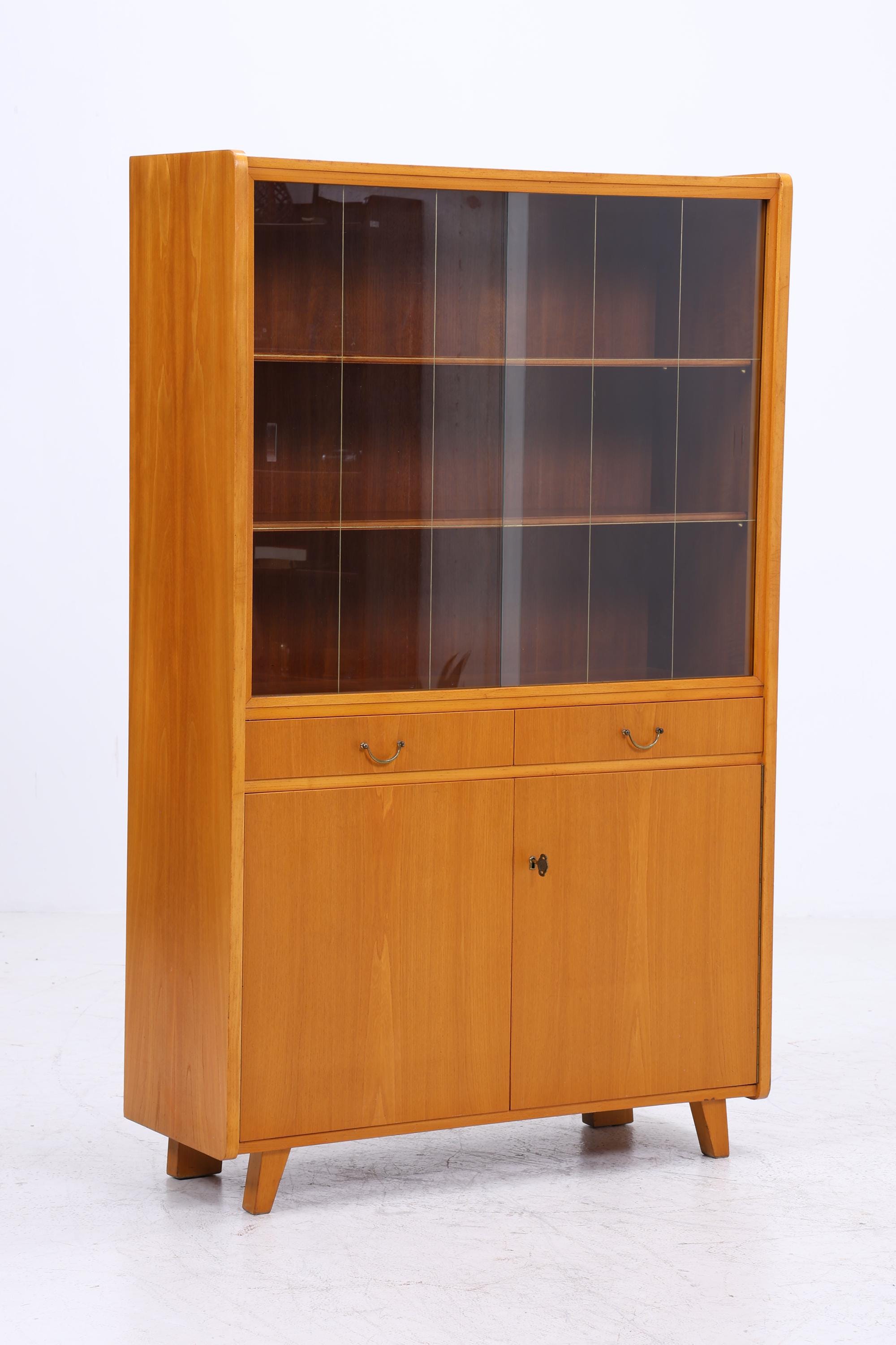 Vintage Vitrine von Tepe aus den 60ern | Mid Century Schrank Retro Holz Aufbewahrung