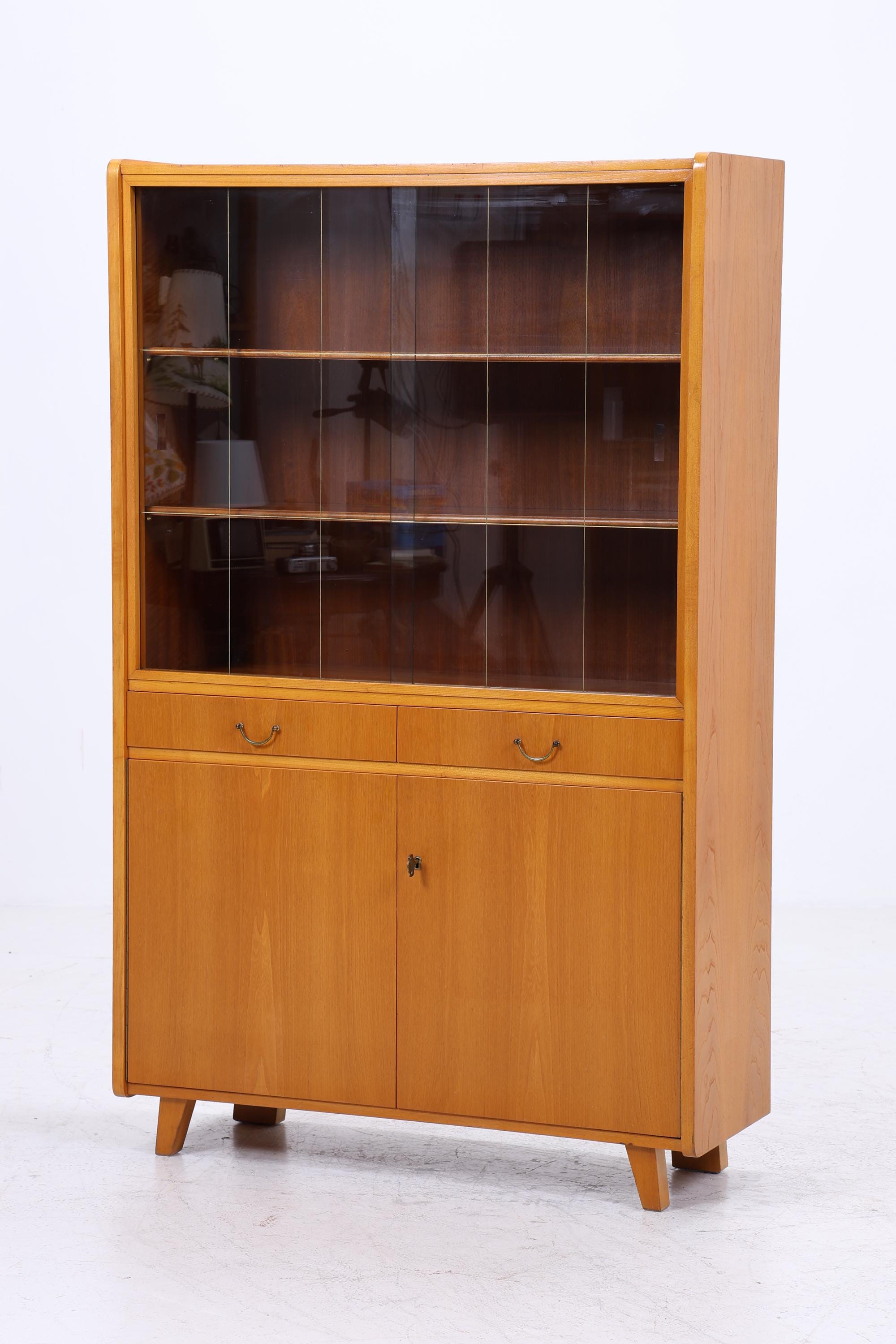 Vintage Vitrine von Tepe aus den 60ern | Mid Century Schrank Retro Holz Aufbewahrung