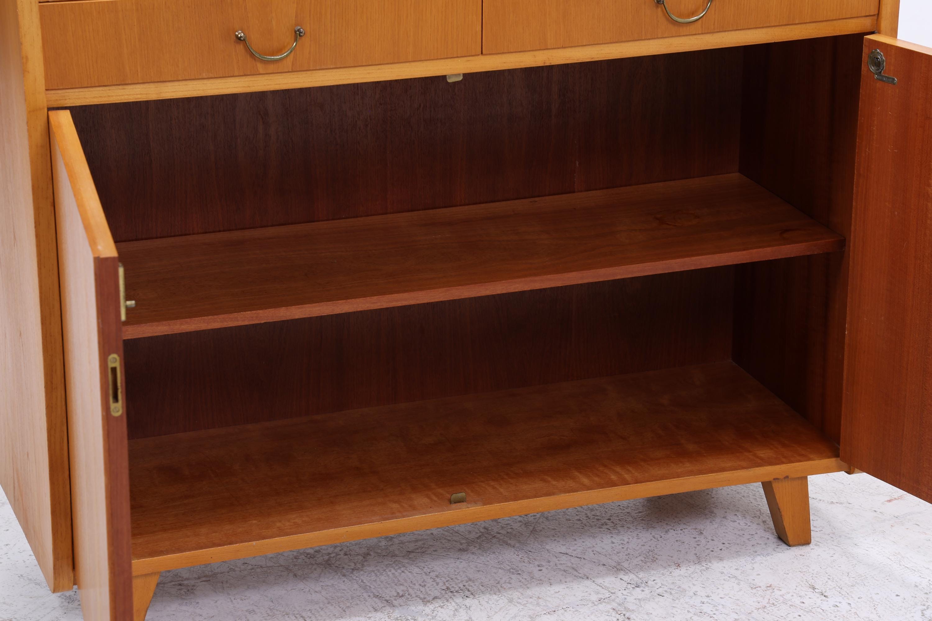 Vintage Vitrine von Tepe aus den 60ern | Mid Century Schrank Retro Holz Aufbewahrung