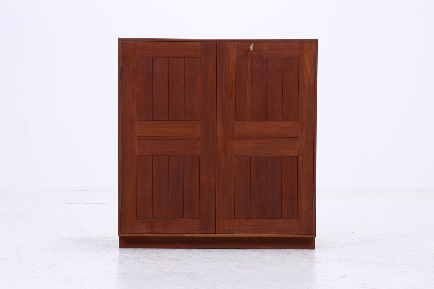 Seltener Vintage Mahagoni Schrank von Mogens Koch für Rud Rasmusson | Mid Century Kommode | Holz Schrank Modul Aufbewahrung 80er Jahre
